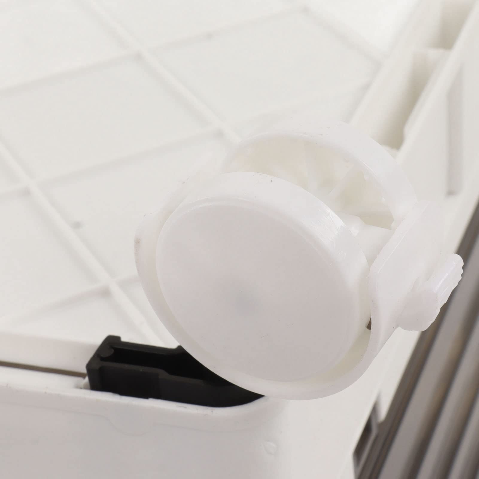 Bacs de rangement empilables, pliables, stables, à aspiration magnétique, boîte de rangement avec roulettes, pour la maison, en PP transparent ( - 6