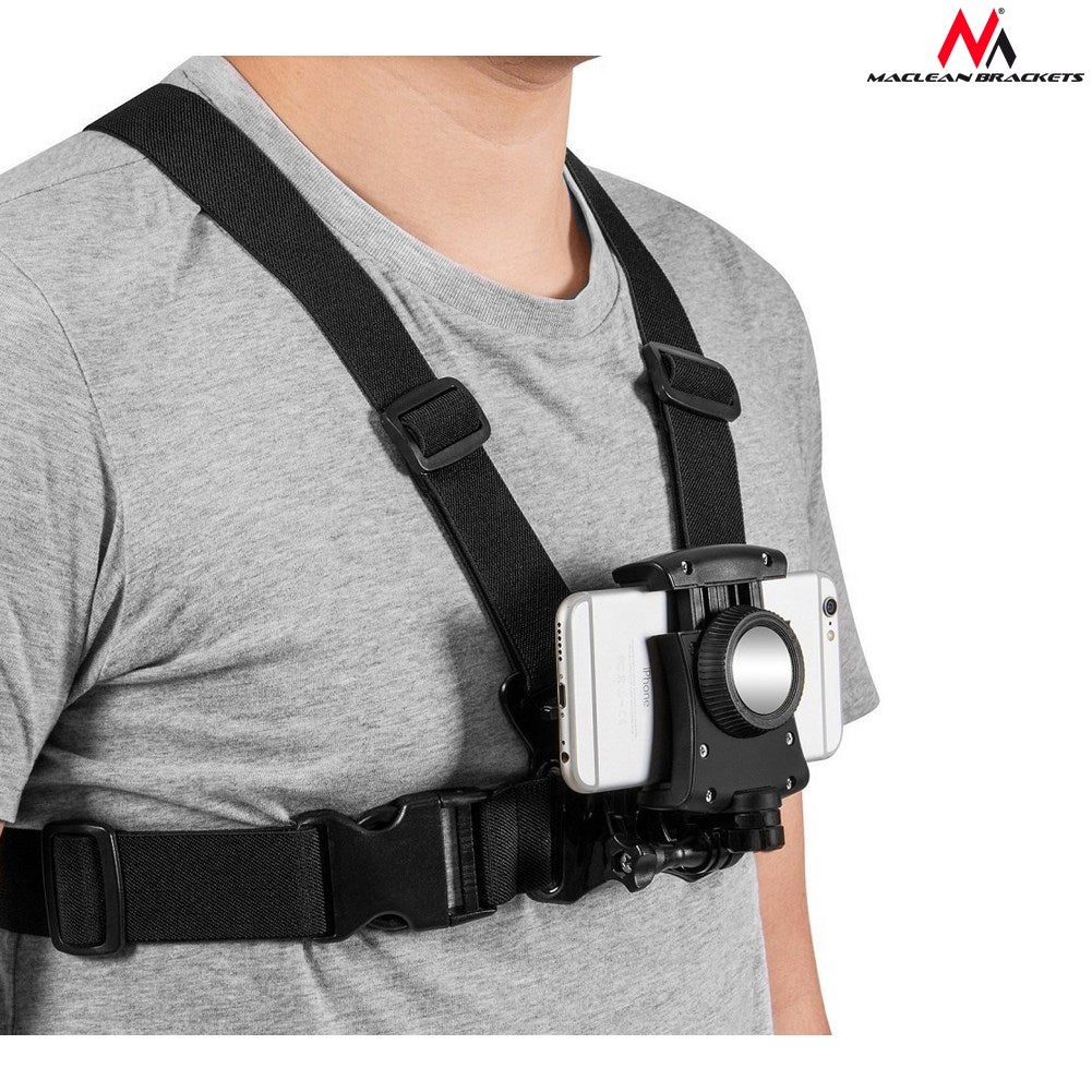 Support de sangle de poitrine Holster Support de téléphone portable Support d'appareil photo Sport MC-773 - 8