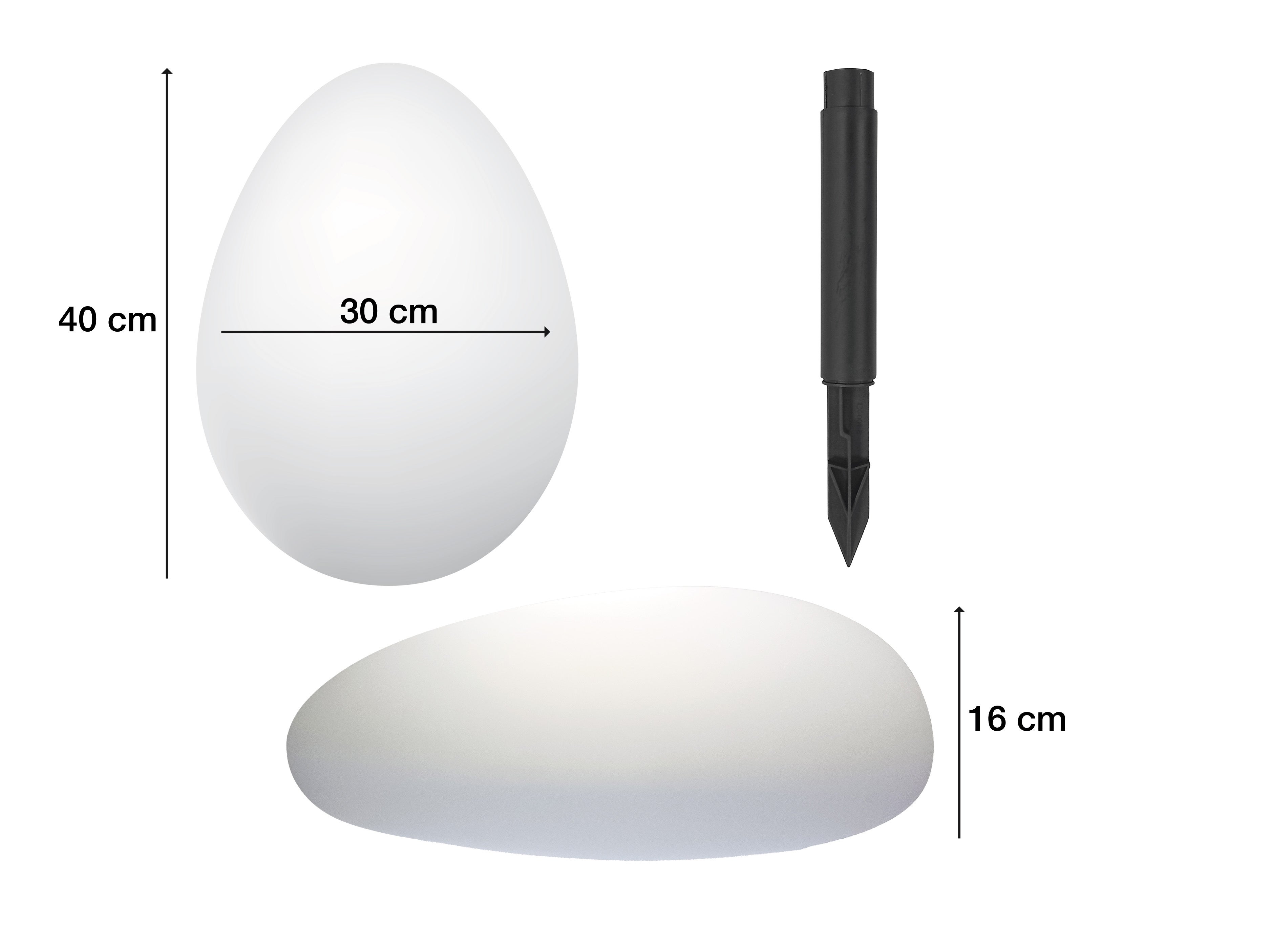 BEPER P207ILO241 Lampada solare da giardino a LED RGB – Luce esterno automatica IP44, ricarica solare, autonomia 8 ore, con picchetto per fissaggio. - 4