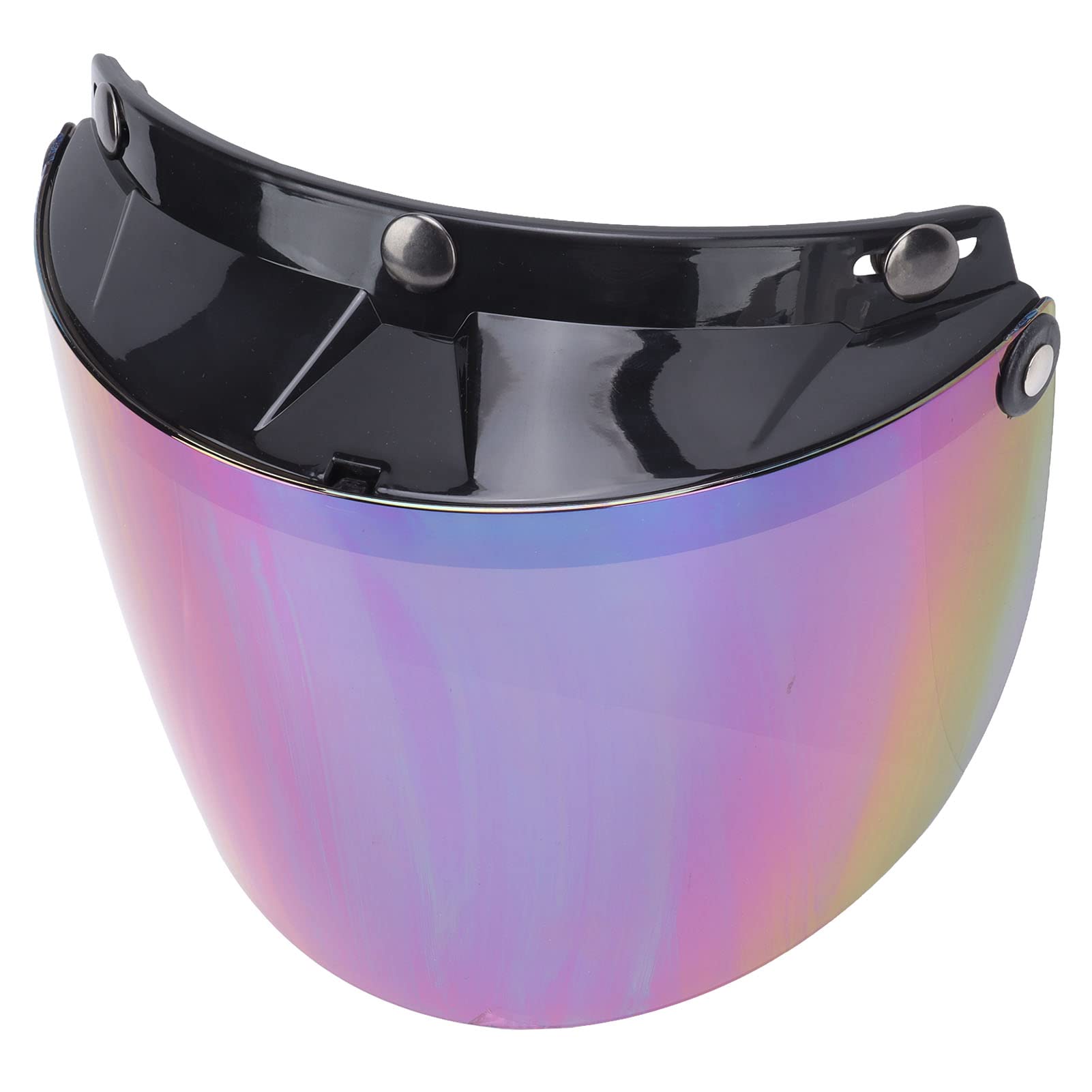 Visiera Per Casco Moto Universale – Schermo Protettivo Trasparente, Antigraffio E Antiappannamento, Altezza 12,5 Cm - 4