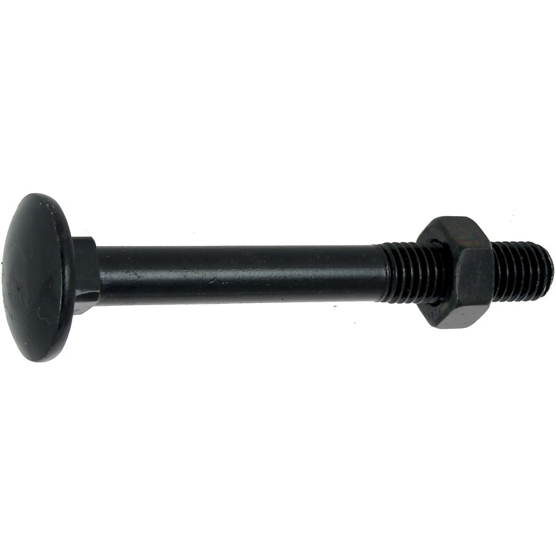 Boulon Japy - Viswood - Tête ronde collet carré - TRCC - Acier zingué - Noir - 6 x 40/18 mm - Boîte de 200 - 4