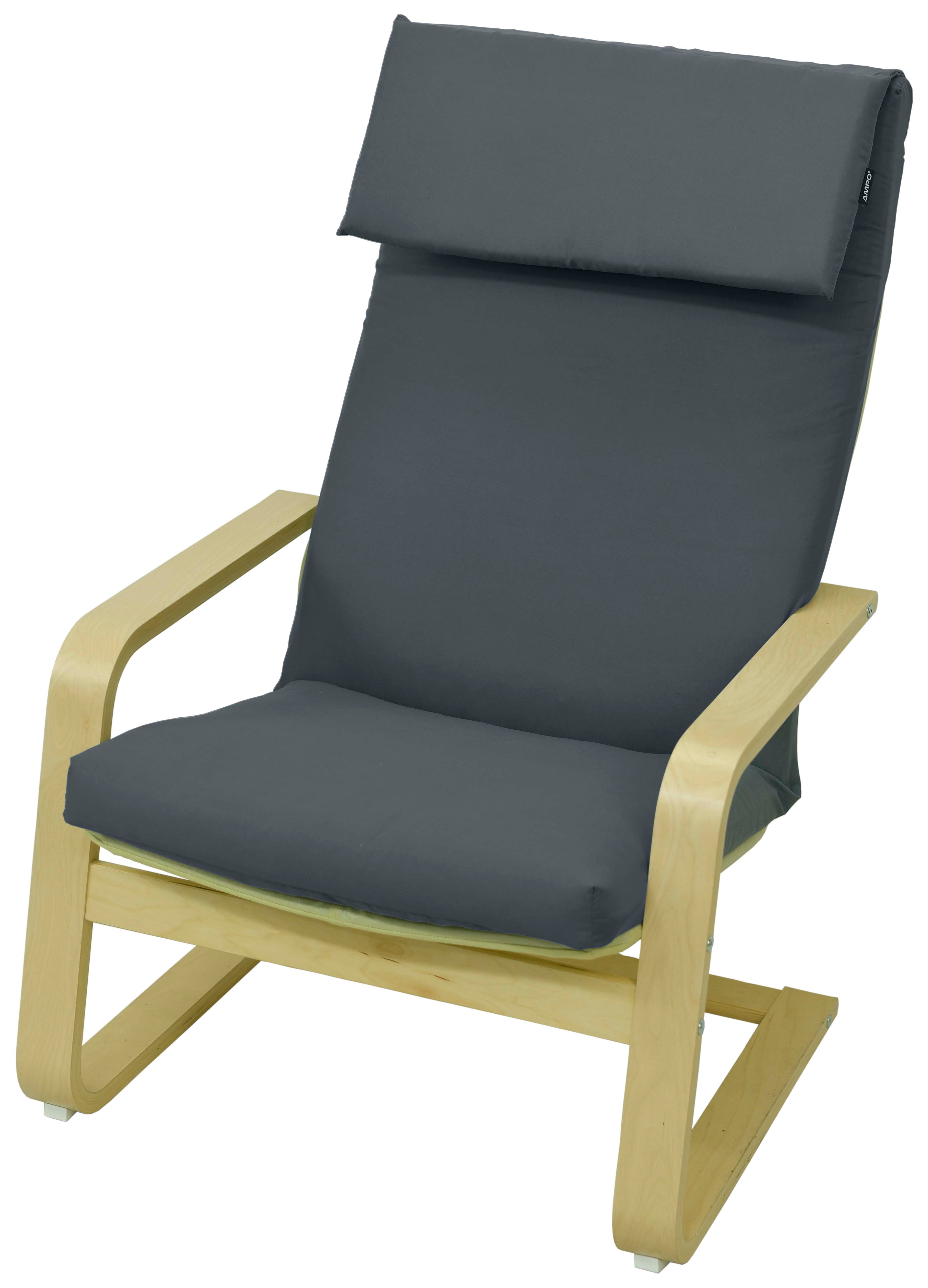 Poduszka na fotel Poang Pello krzesło AMPO ciemny szary 1 szt.