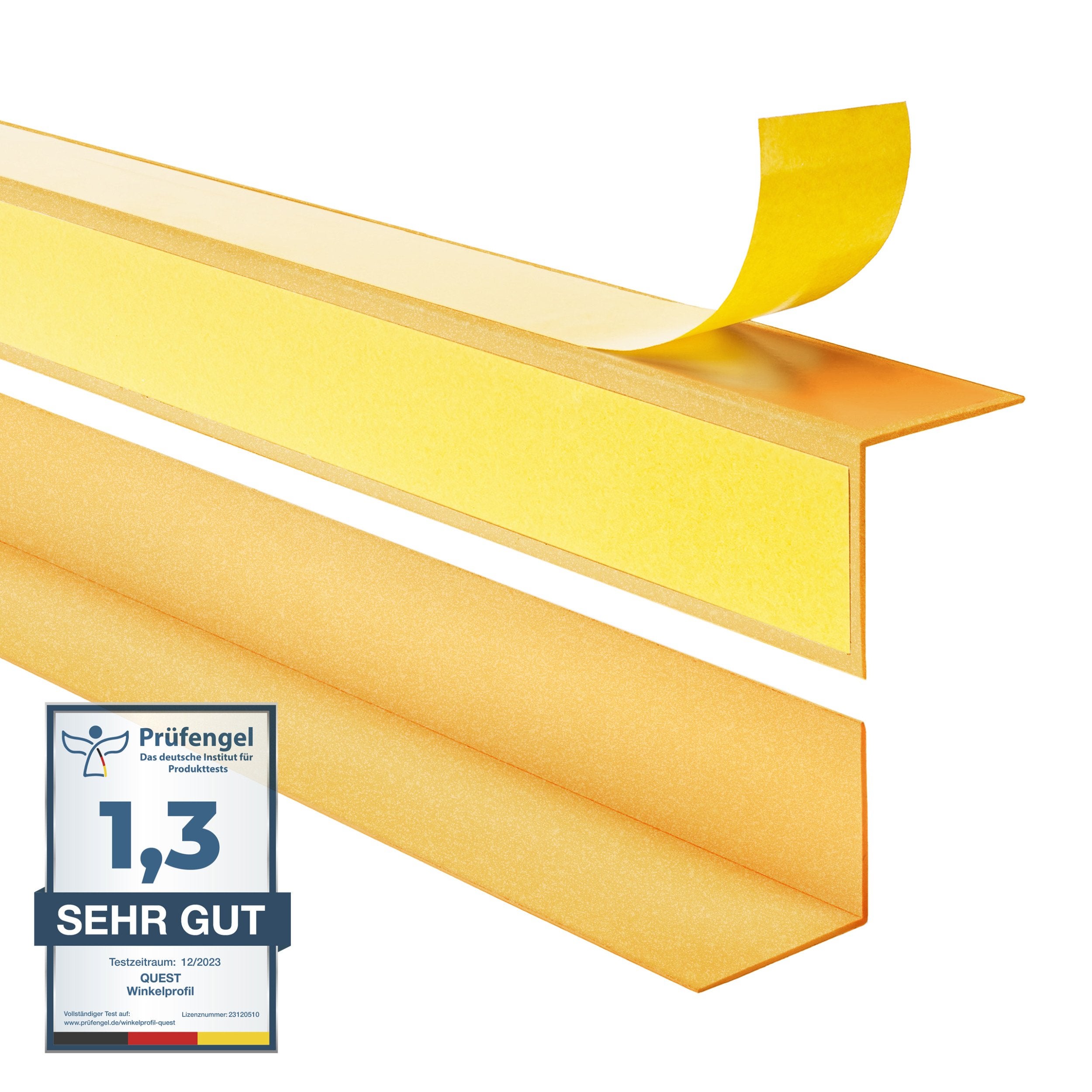 Cornière PVC Autoadhésive 50x50mm - 200cm - Protection Angles Murs Et Meubles