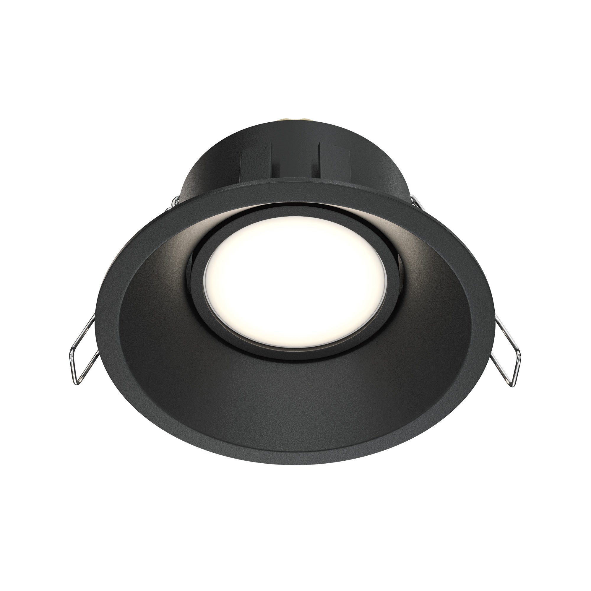 Oprawa sufitowa wpuszczana podtynkowa Dot czarna 1xGU10x50W okrągła IP20 wym: 4,5 x 9,3 x 9,3 cm aluminium Maytoni
