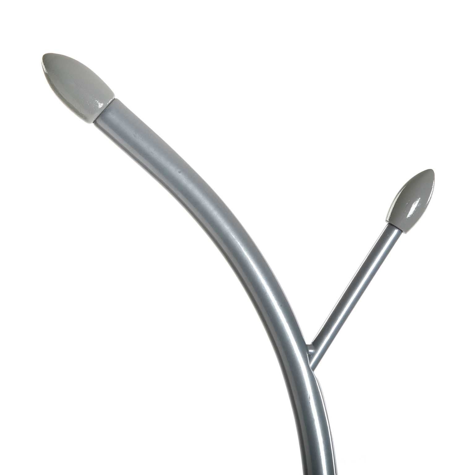 Versa Derby Appendiabiti da terra in stile Minimalista, Attaccapanni per Ingresso o Corridoio, Grigio, 185x30x30cm - 4