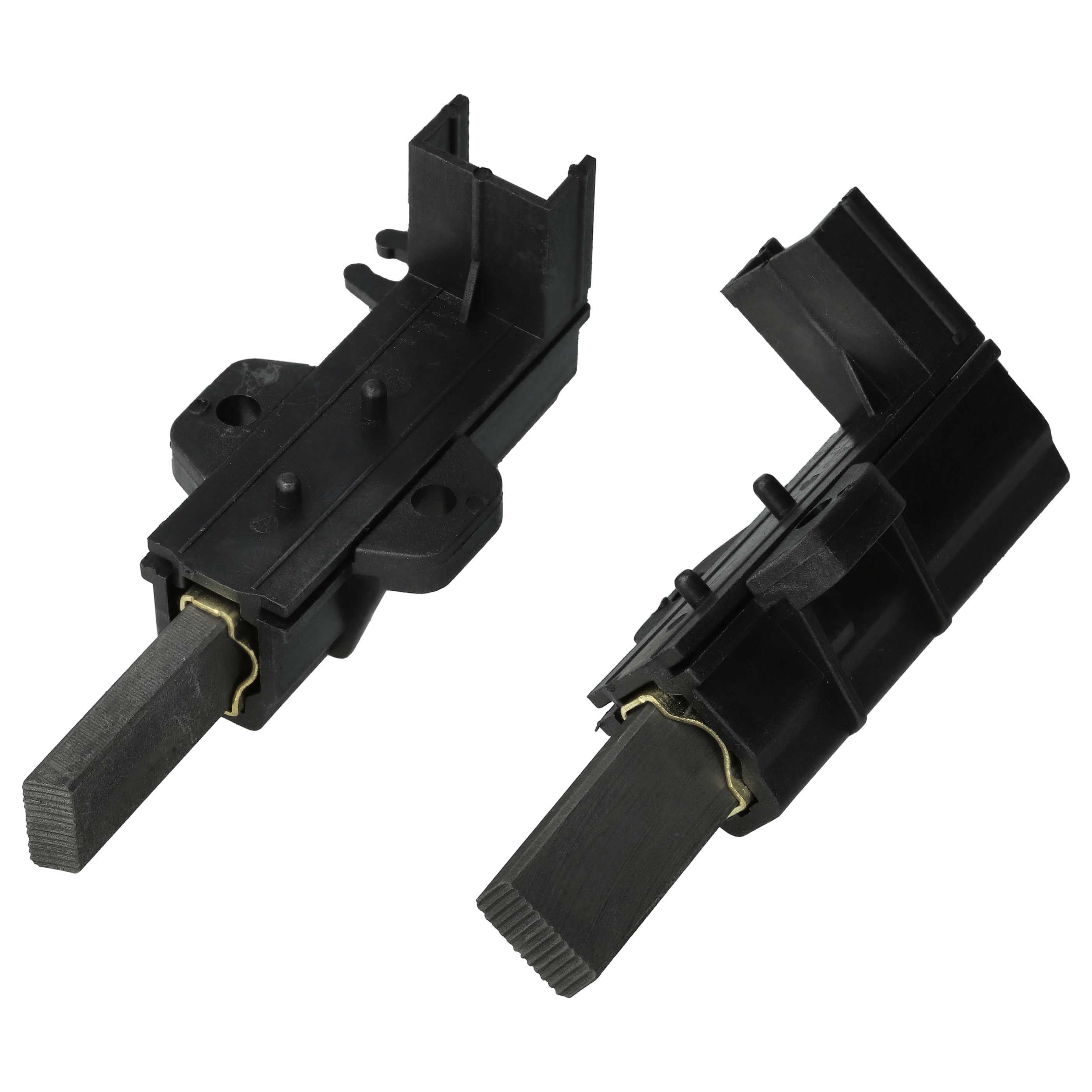 Vhbw 2 Spazzole In Carbone Con Base Per Lavatrice - Compatibili Con Indesit C00273898, ARI273898 E Motori Welling, Rosse - 4