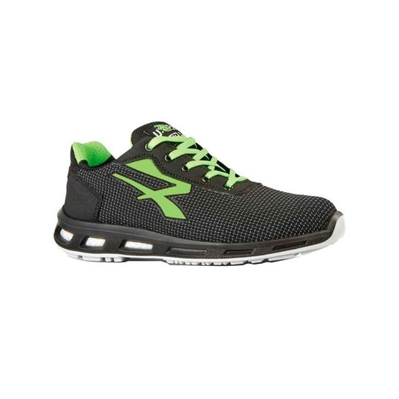 Zapatos Upower Gris Fuerte/Verde Bajo 42 S3 Leroy Merlin