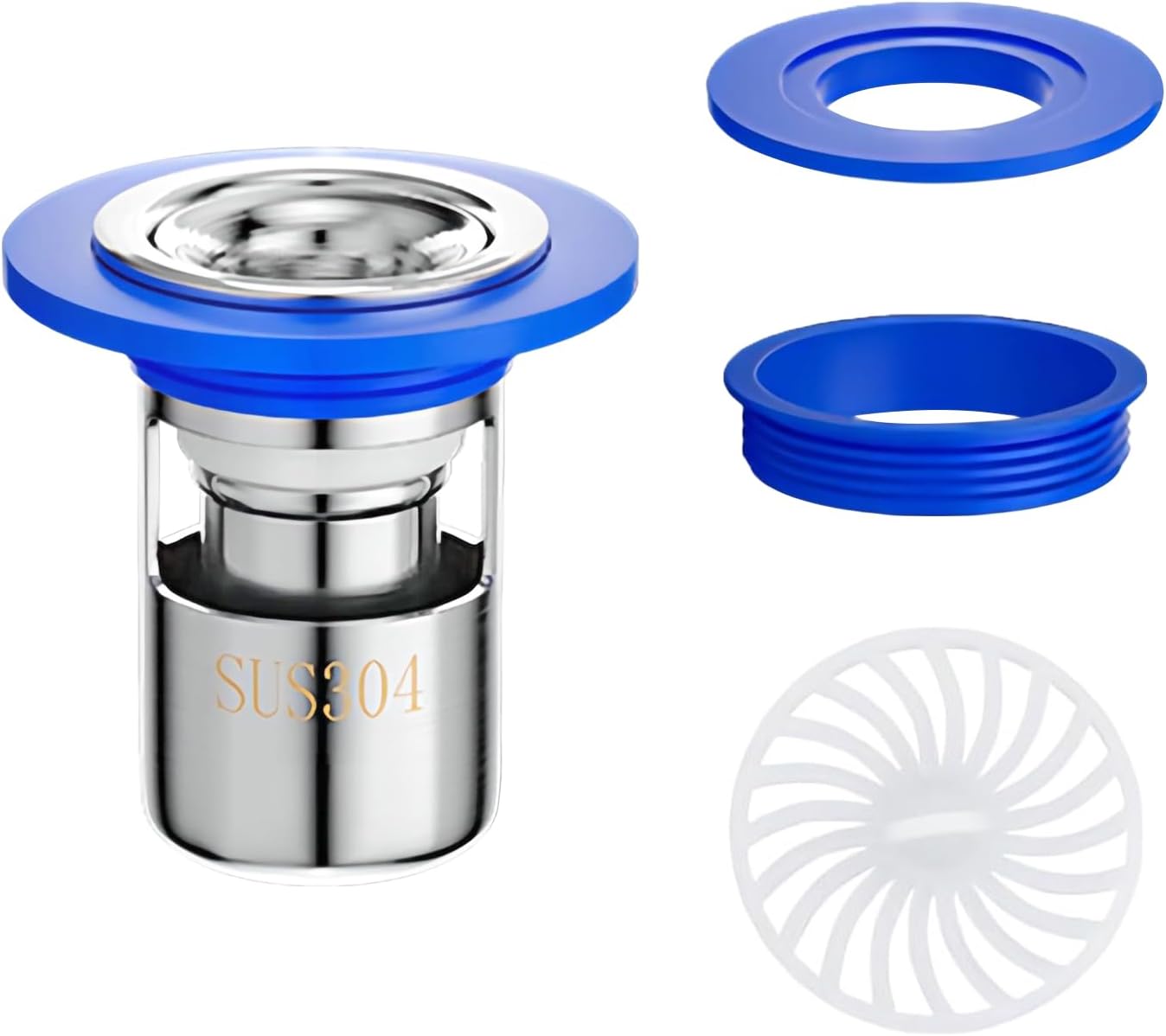 1-częściowy syfon prysznicowy antyzapachowy, odpływ podłogowy, zawór zwrotny do umywalki prysznicowej, odpływ podłogowy, 38 mm