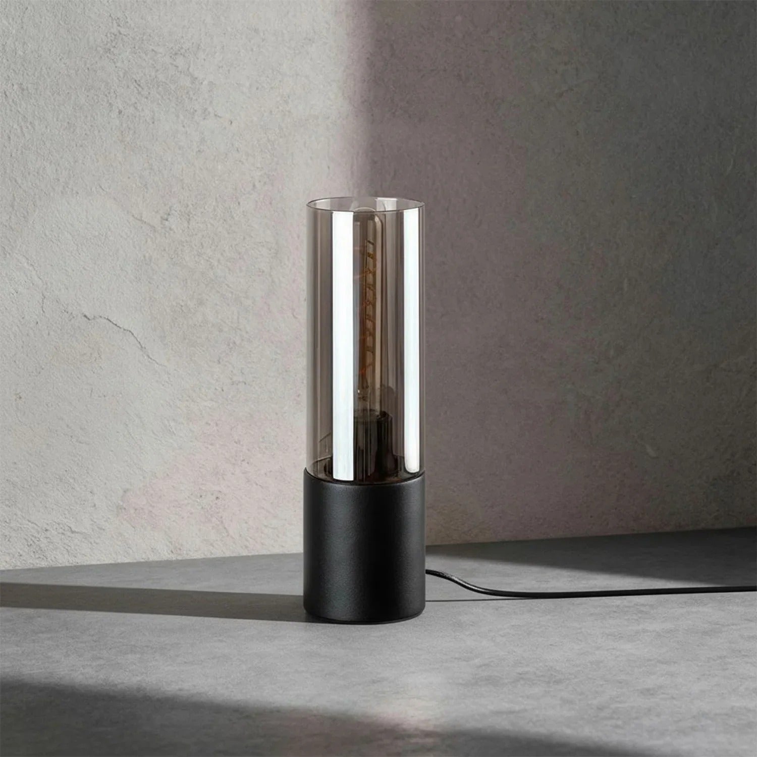 Lampka nocna nowoczesna czarna E27 Ronno 74050 Rabalux