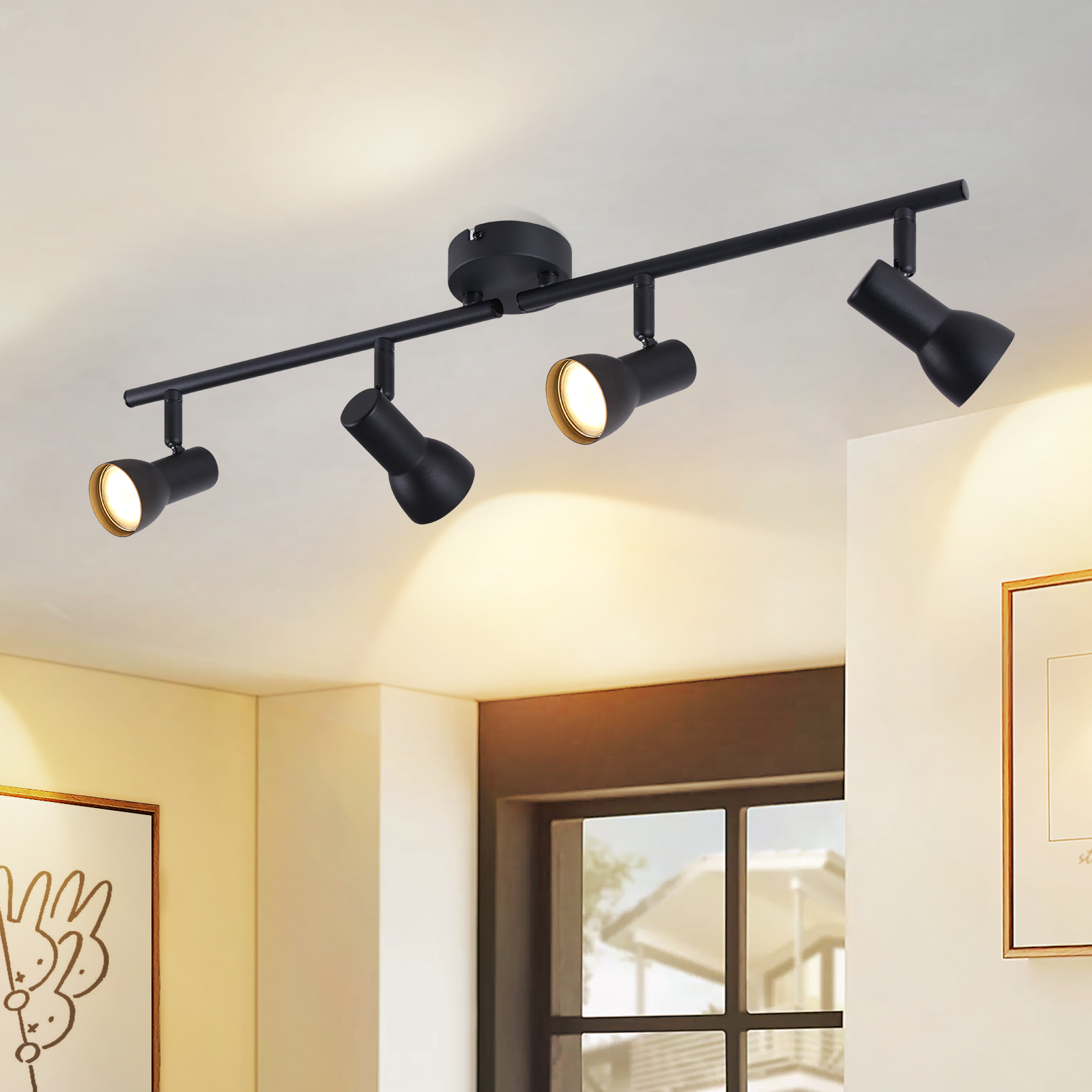 SP50CAN LED Plafond Encastrable-Spot GU10 50W 2700K Carré Orientable