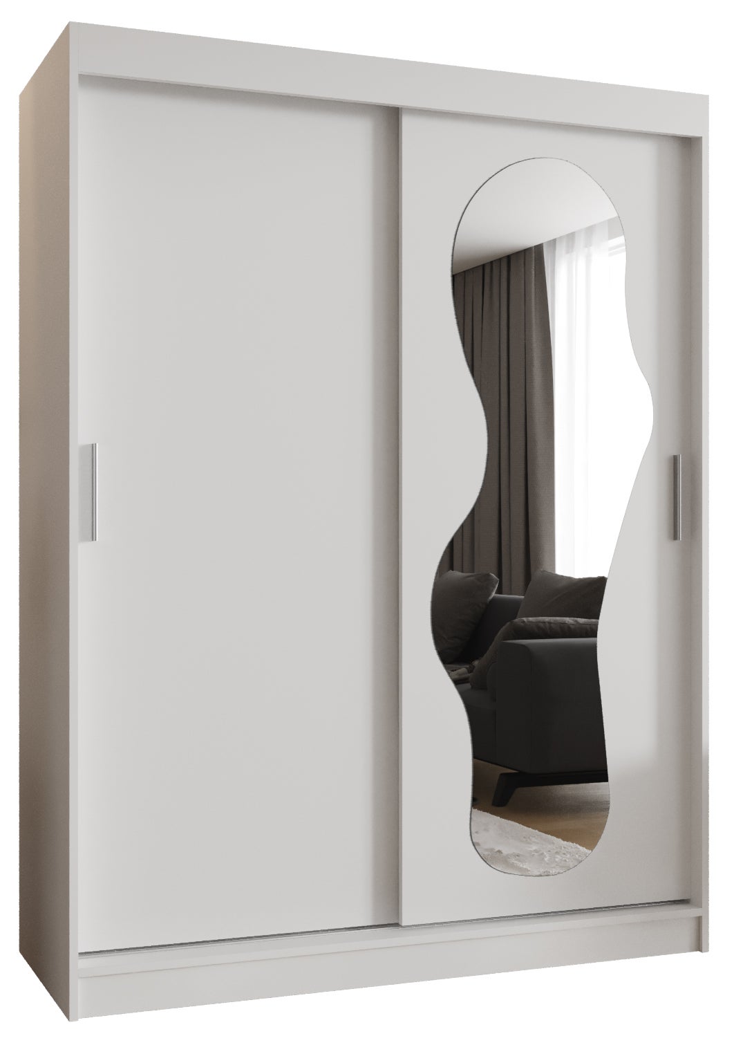 Szafa przesuwna garderoba ULTRA 150 x 62 x 200 cm Biały