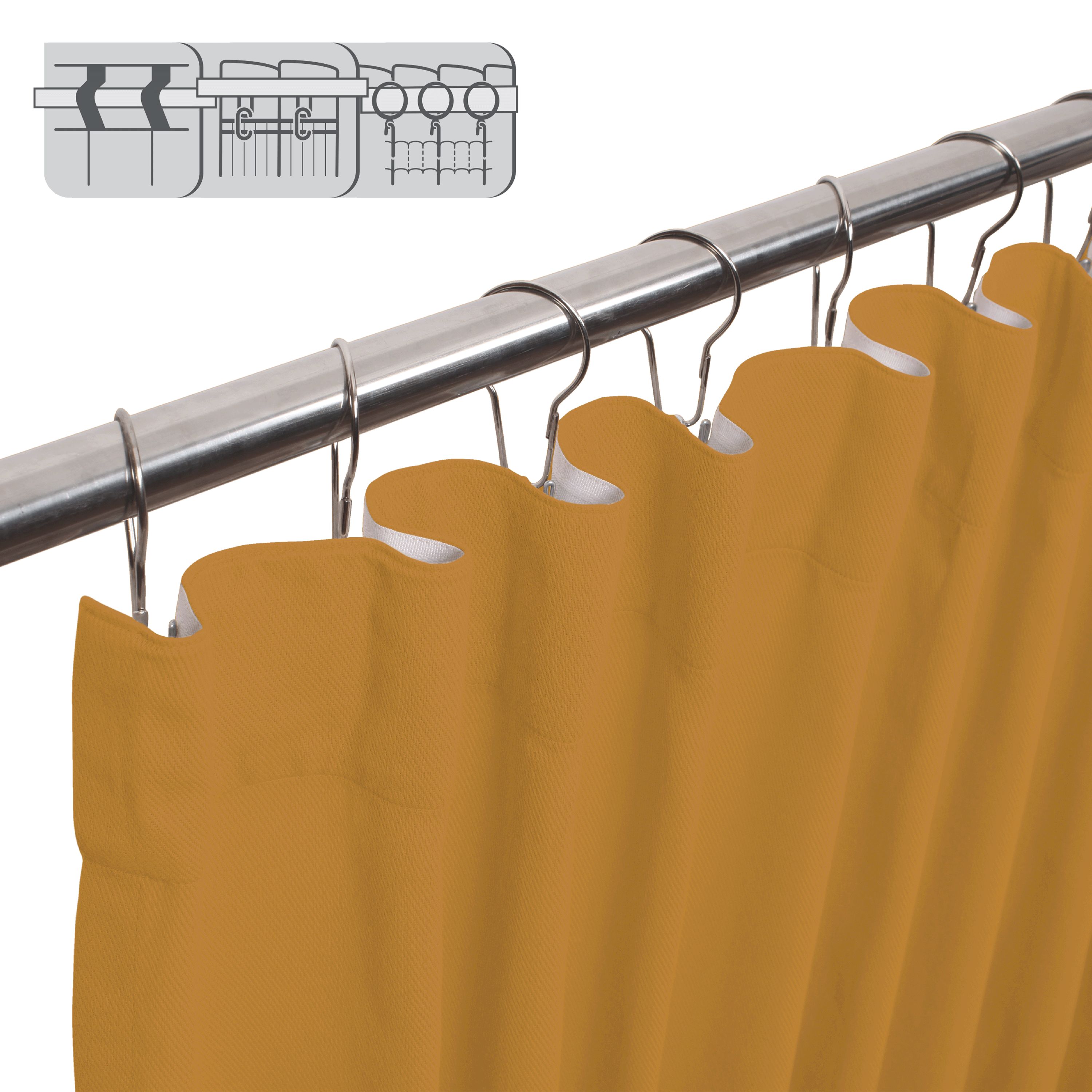 Tenda filtrante KALPE - L.200 x H.280 cm - Cotone - Giallo - 6