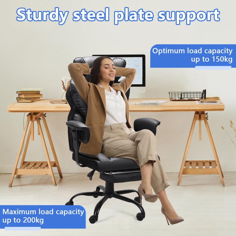 ​​Fauteuil Gamer Ergonomique Haut de Gamme fauteuil de direction chaise de bureau- Inclinable 90°-135° - Soutien Lombaire et Appui 150kg - 8