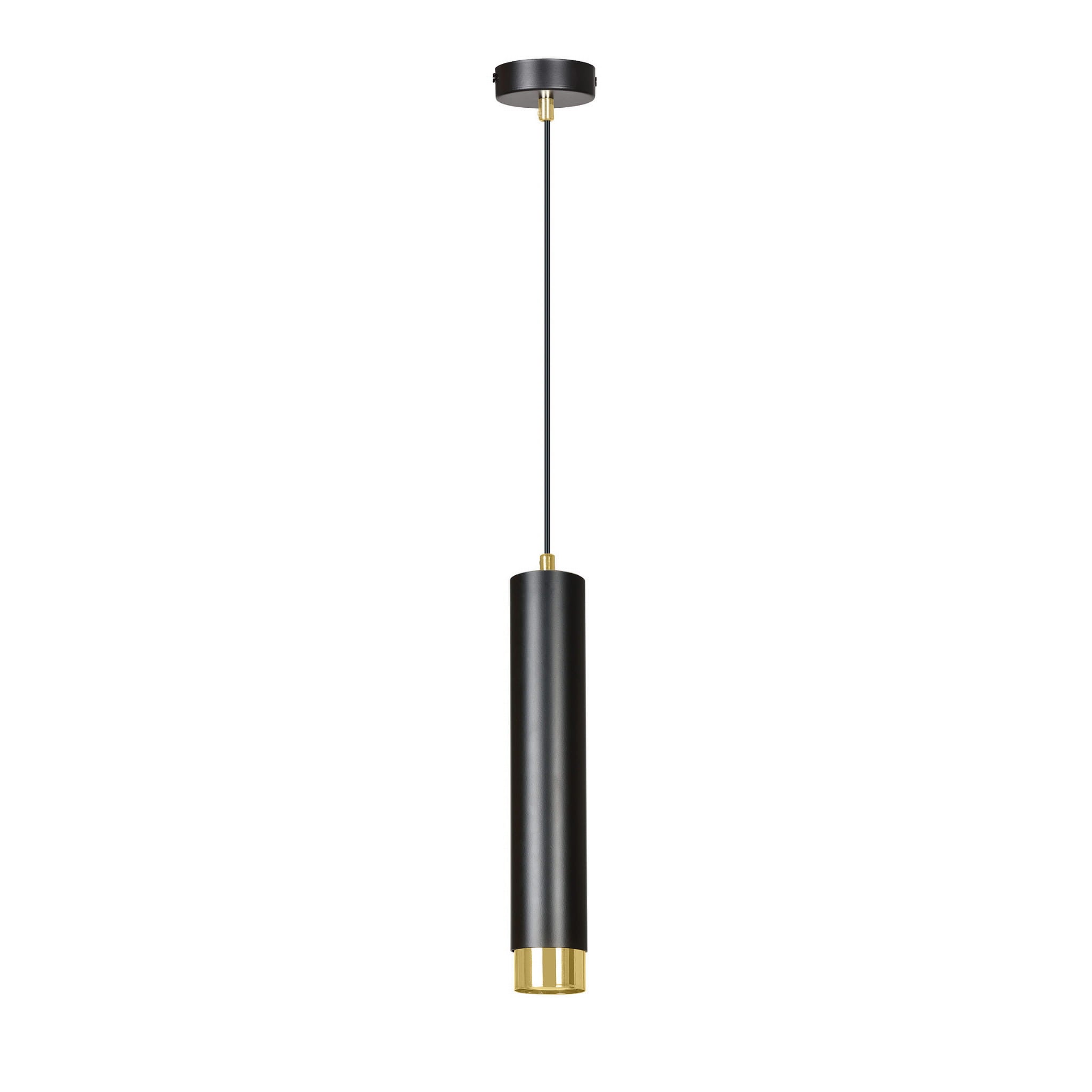 Lampa sufitowa Kibo czarna-złoto 1xGU10x10W wym: 100 x 8 x 8 cm metal Emibig