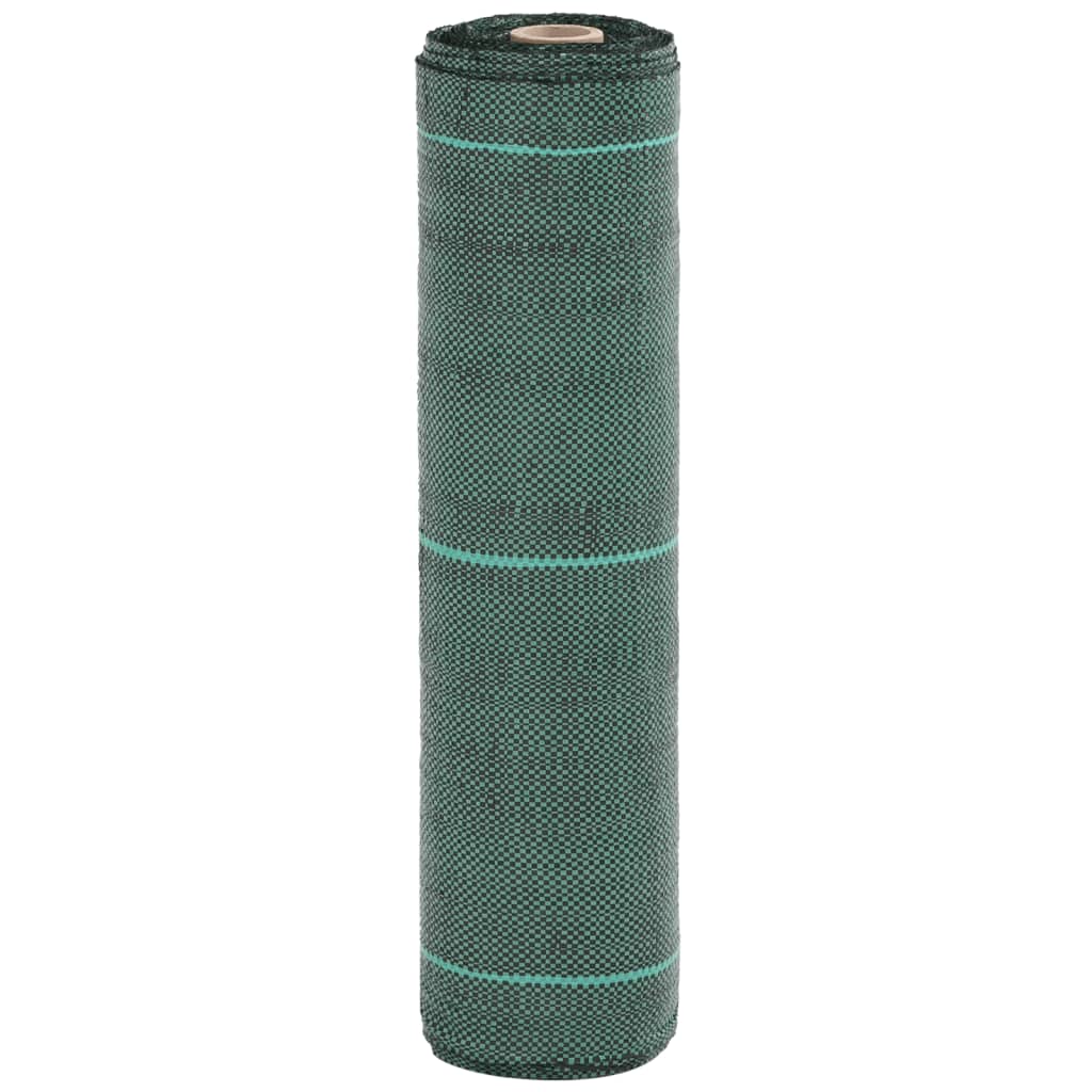 Toile anti mauvaises herbes PP 0,5x100 m 60 g/m² perméable eau UV jardin allée gravier vert – ComfortXL Outdoor Living - 2