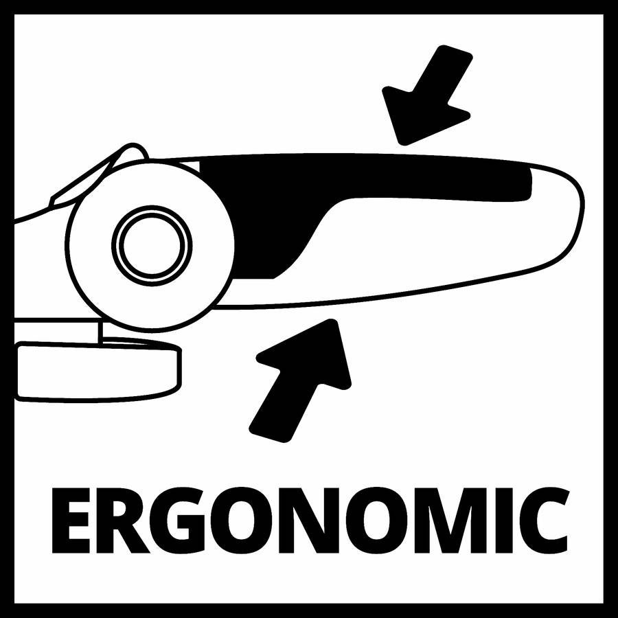Meuleuse d'angle Einhell TC‑AG 115/750 – 750 W, disque de 115 mm - 5