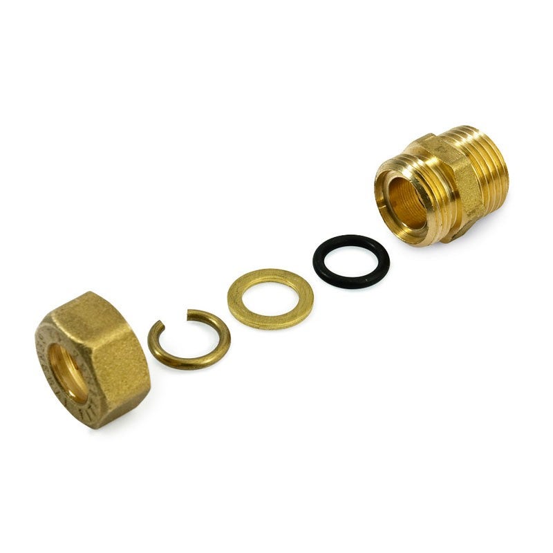 Raccordo A Compressione Dritto Swagelok In Ottone, B-1210-6, Tubo 3/4 X 3/4 Pollici - Nuovo Di Magazzino