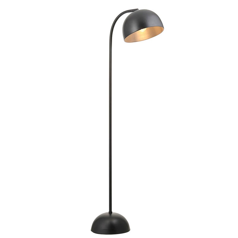 Lampa stojąca kopułowy klosz BRODEY czarny matowy 1xE27x10W metal wym:163x36x36cm IP20 Endon