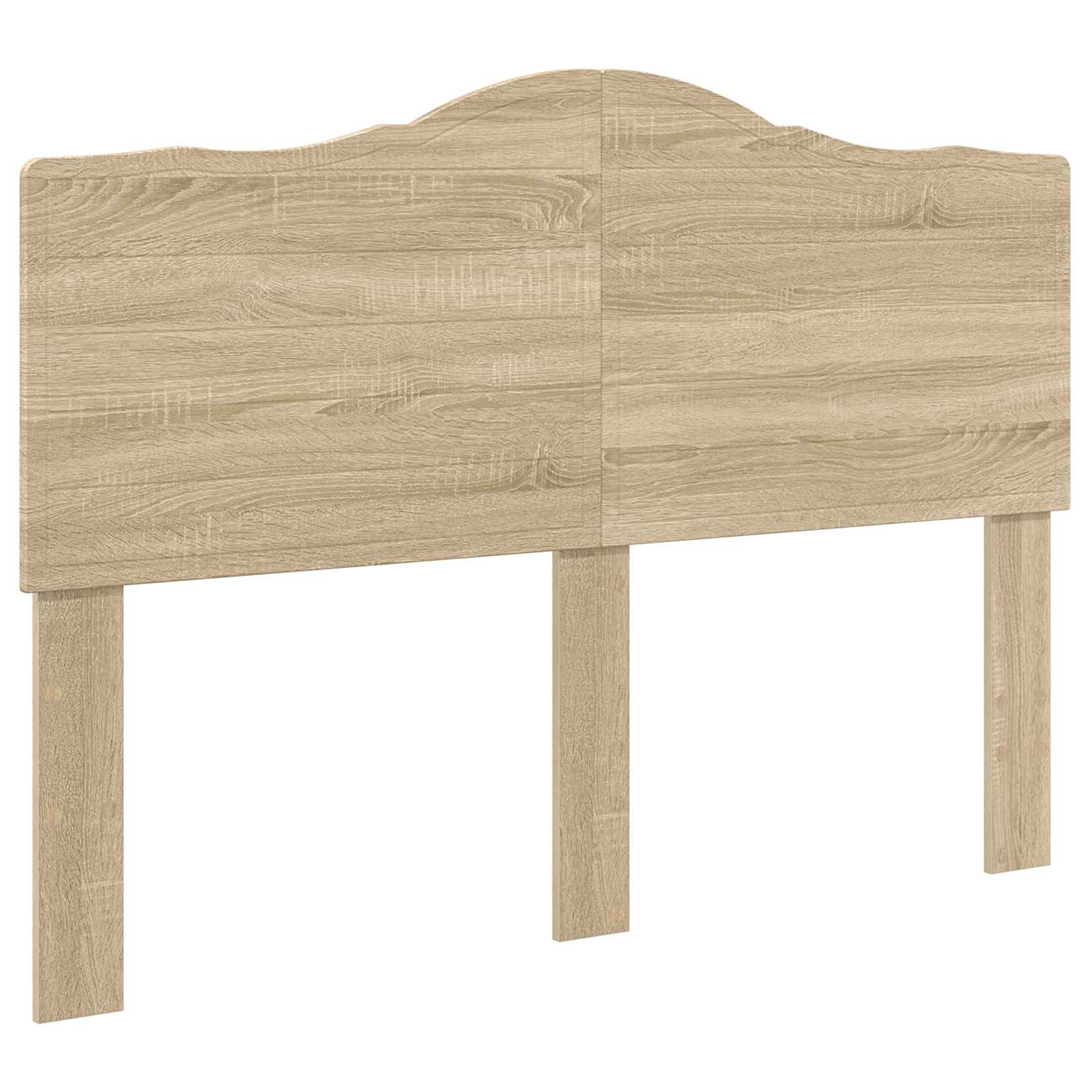 Lit de rangement chêne 140 x 200 cm panneau de bois - 7