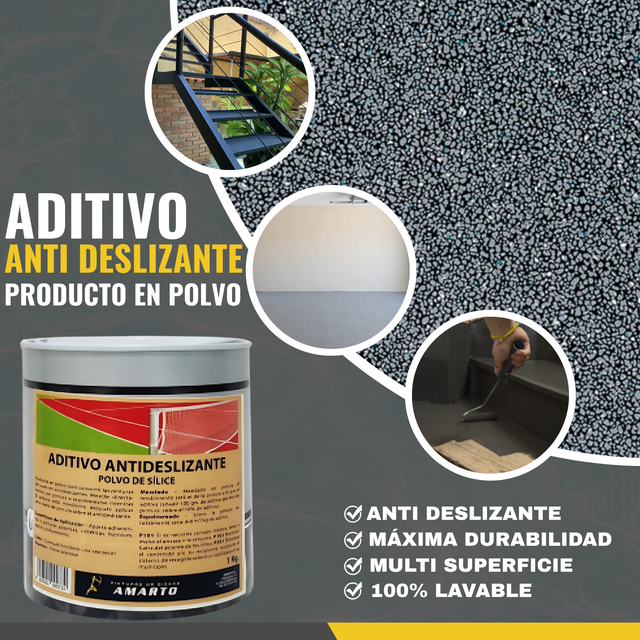 [25 KG] Aditivo antideslizante en polvo para pintura de suelos – Mejora agarre y seguridad | Compatible con pintura epoxi y acrílica