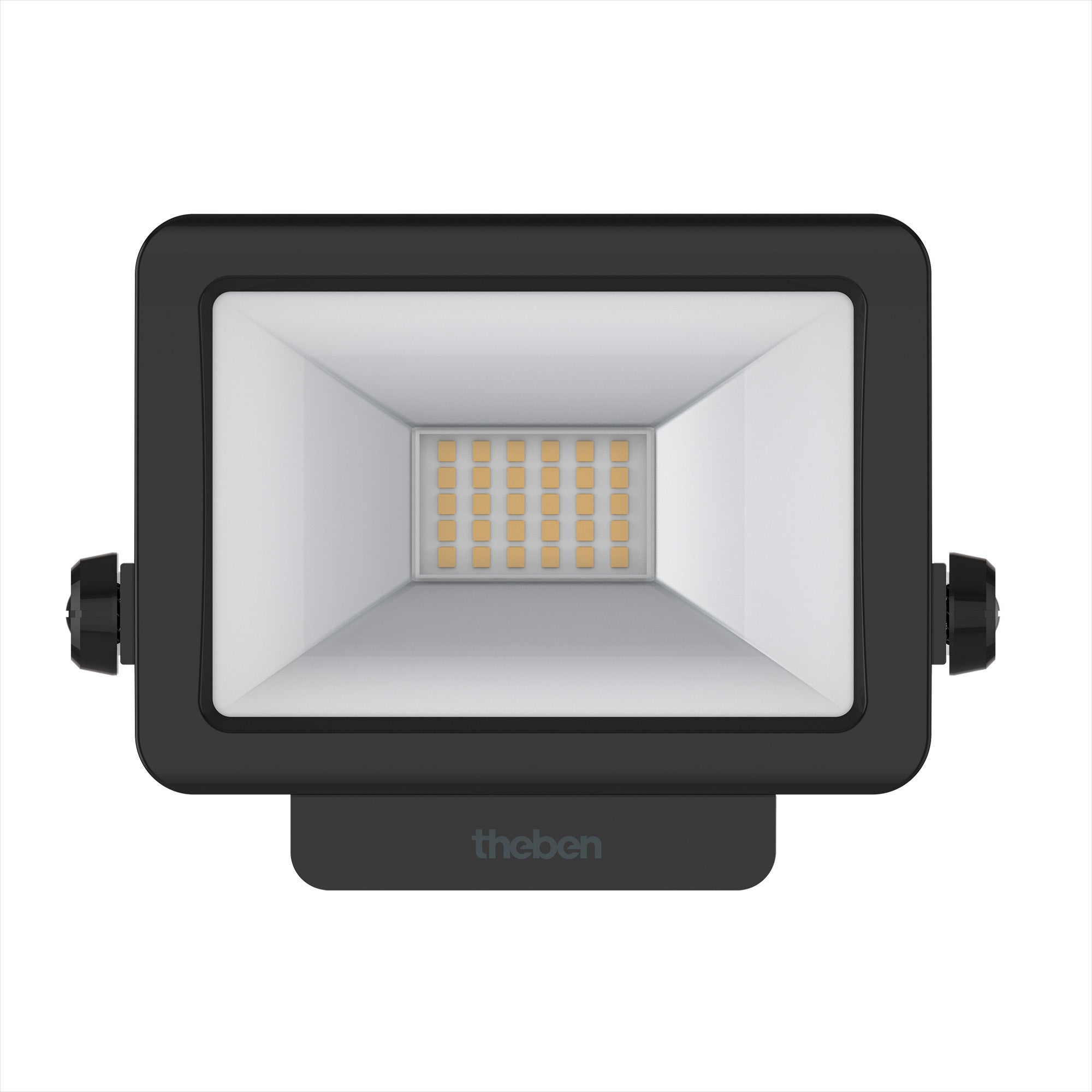 Theben 1020691 theLeda B10L W BK Reflektor LED 10 W, obrotowy 360°, 3000 K, czarny