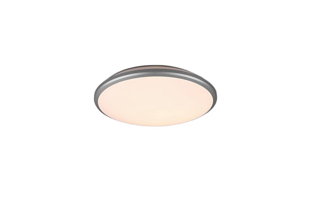 Plafon okrągły LED LIMBUS 20W 3000K 2300lm tworzywo sztuczne srebrno-biały wym:6,5x34,7x34,7cm IP20 RL