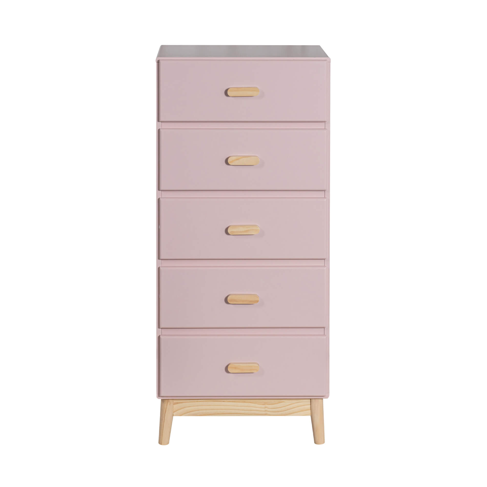 Commode Mobili Rebecca Orchidea 115x50x40 MDF Pin Rose Marron ...