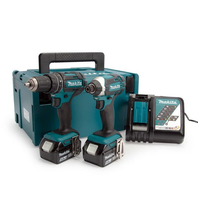 Combopack 2 outils 18V perceuse DHP482 et visseuse DTD152 (2x5,0 Ah) - MAKITA DLX2131TJ