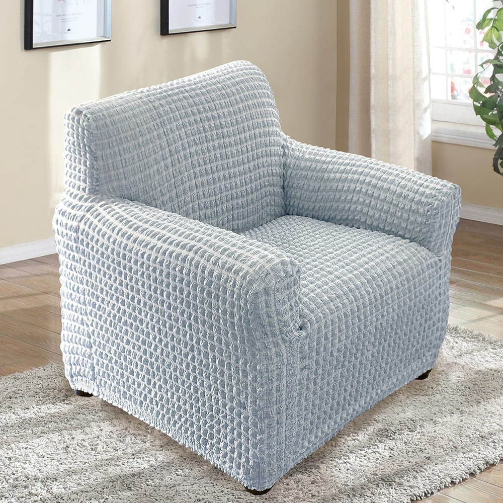 Housse de canapé extensible SOFTGREEN | Housse de France Housse de canapé extensible SOFTGREEN | Housse de France