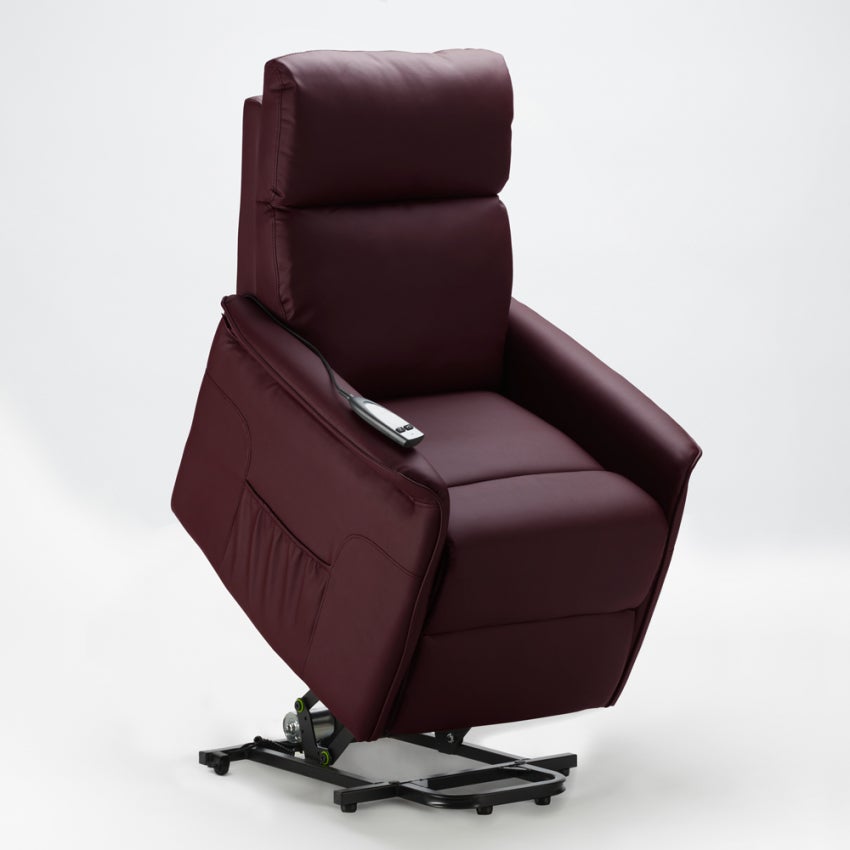 Fauteuil relax électrique avec releveur et roulettes arrière Amalia - 6