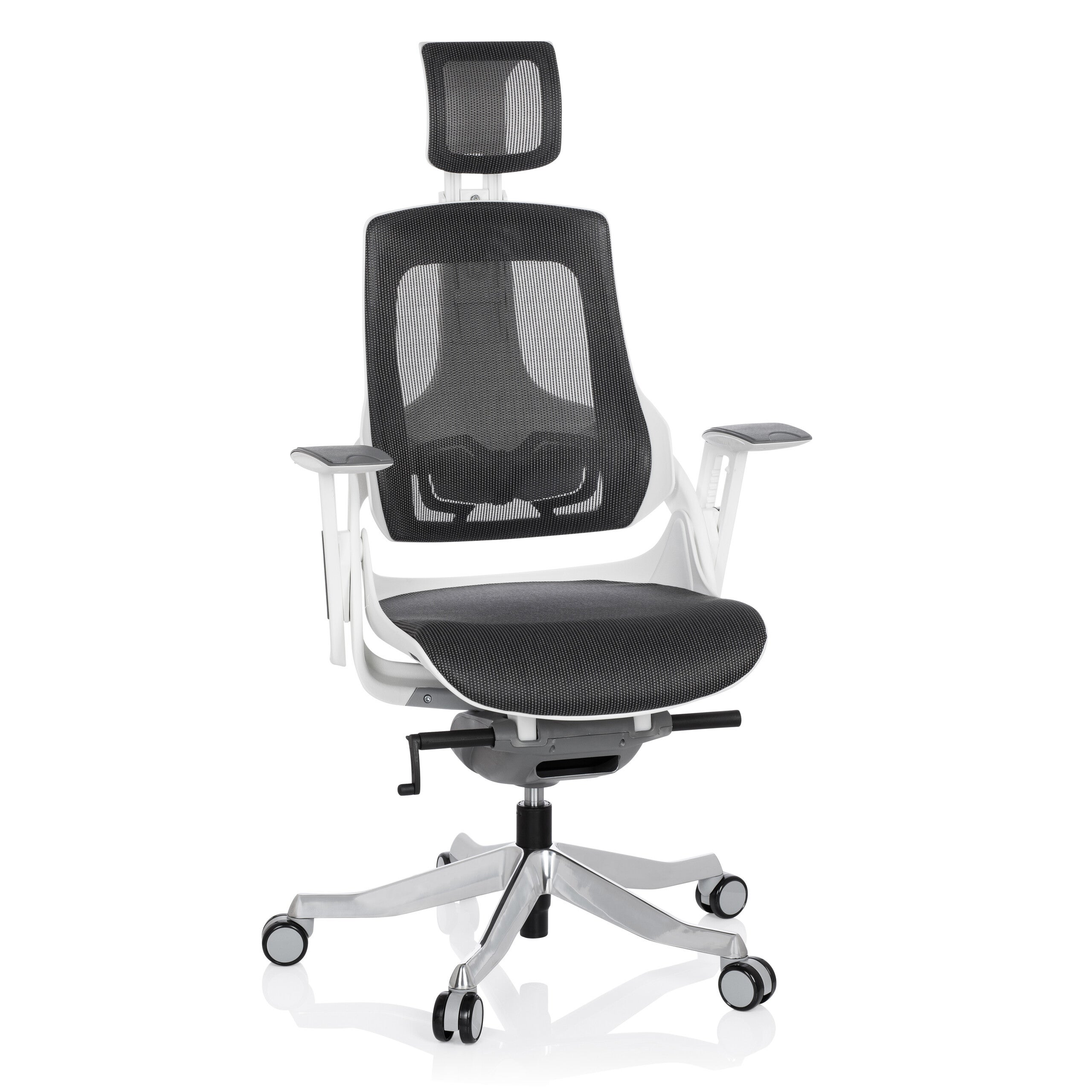 Krzesło biurowe / krzesło obrotowe SPEKTER mesh szary hjh OFFICE