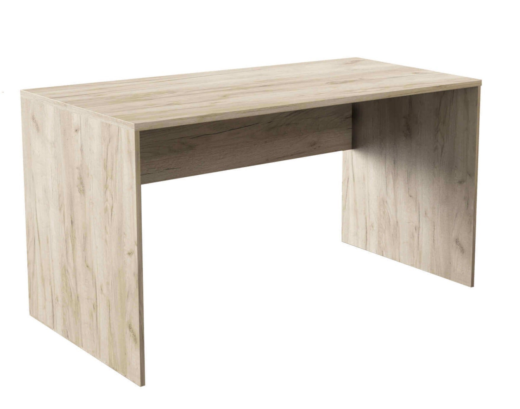 CENSI Scrivania Per Computer 119x59x76 Cm – Piano In MDF Spessore 40 Mm, Struttura In Metallo, Colore Quercia – Scrivania Scrivania Ufficio Casa Studio - 4