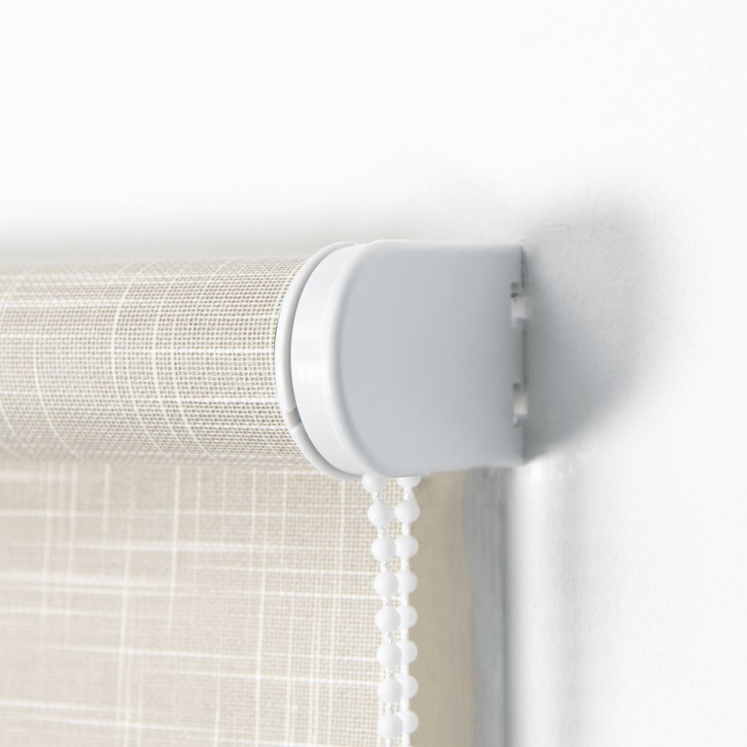 MADECOSTORE Store enrouleur tamisant structure cube - Essentiel - Crème - L88 x H190cm - 3