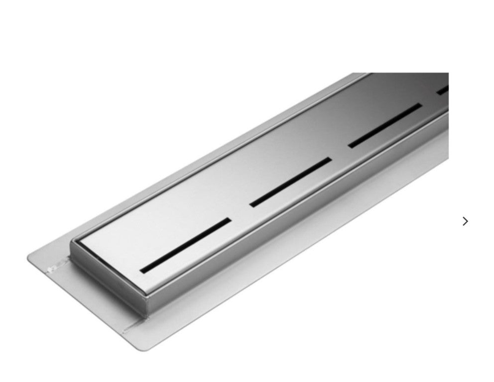 Caniveau De Douche Italienne 80 Cm - Acier Inoxydable 2 En 1 à Carreler, Siphon Extra Plat Avec Filtre Anti-Cheveux Et Anti-Odeurs