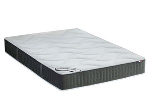Matelas 160x200 Hybride - Ressorts Ensachés + Mousse Épaisse 25cm - Fermeté Moyenne