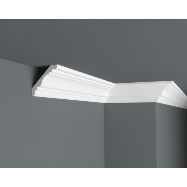 Lot de 14 Corniches Classiques Polymère, L.240 cm x P.8 cm, Ep.80 mm