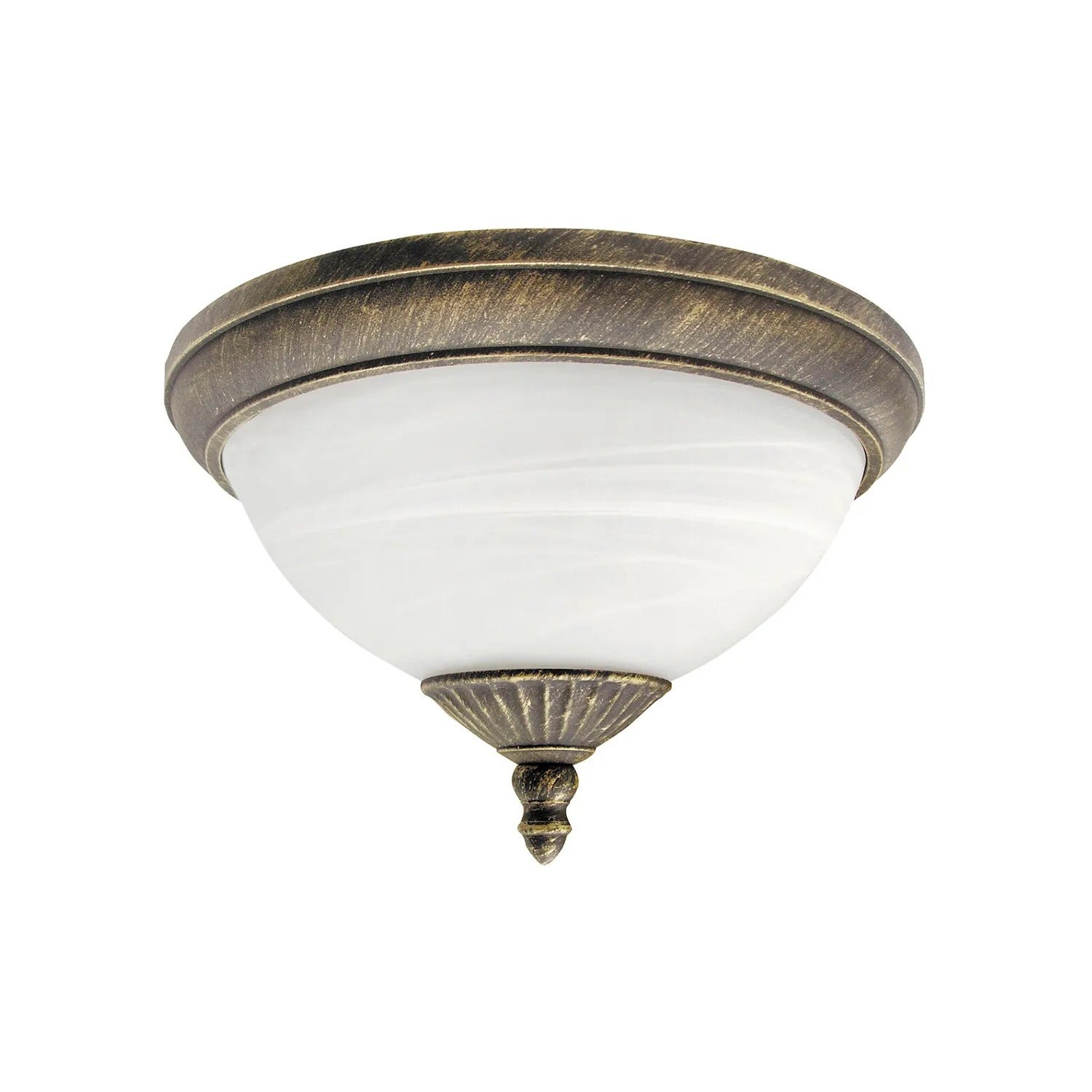 Lampa sufitowa zewnętrzna Madrid złoto antyczne 2xE27x40W wym:20x33,5x33,5cm IP43 Rabalux