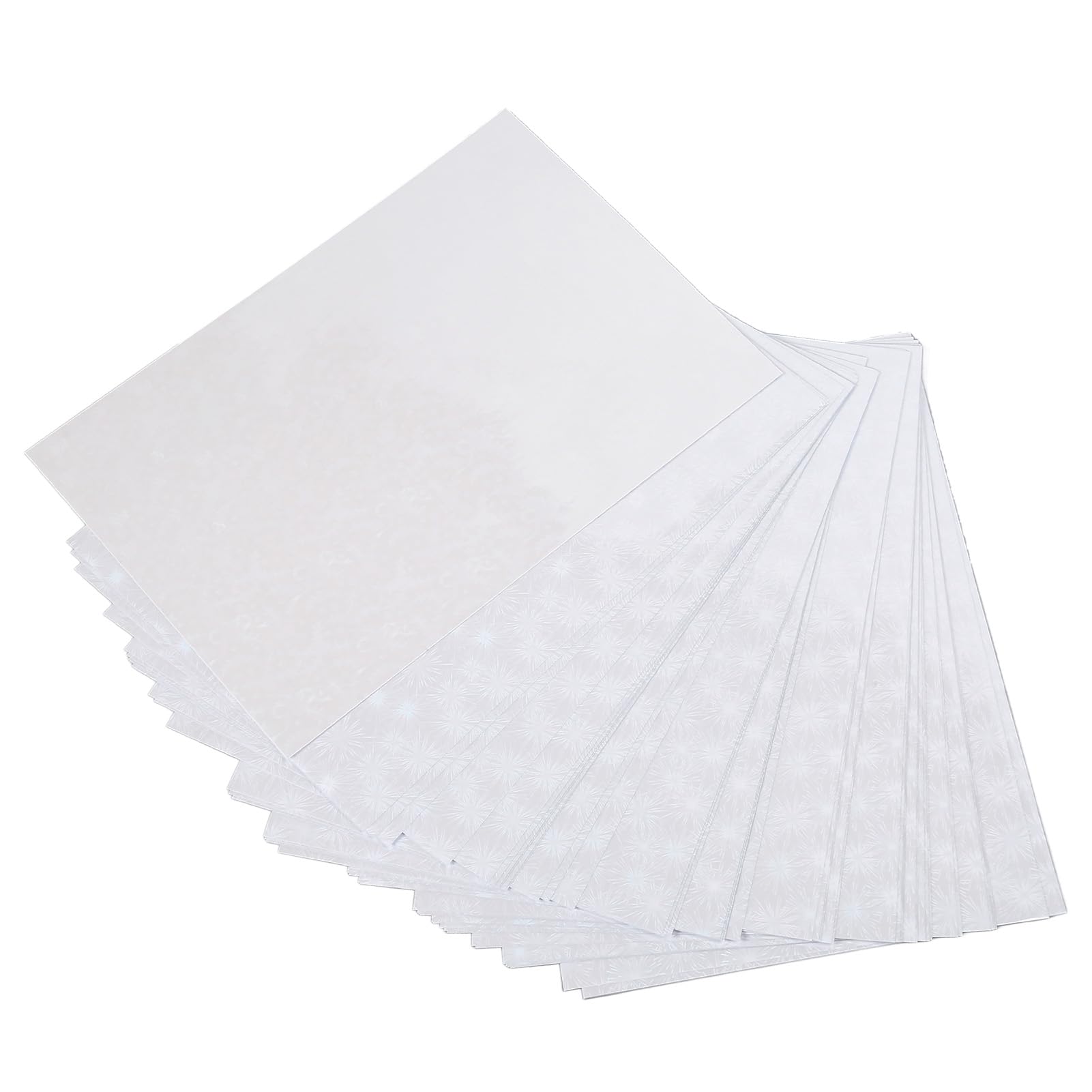 36 Feuilles Transparentes Holographiques Papier Autocollant