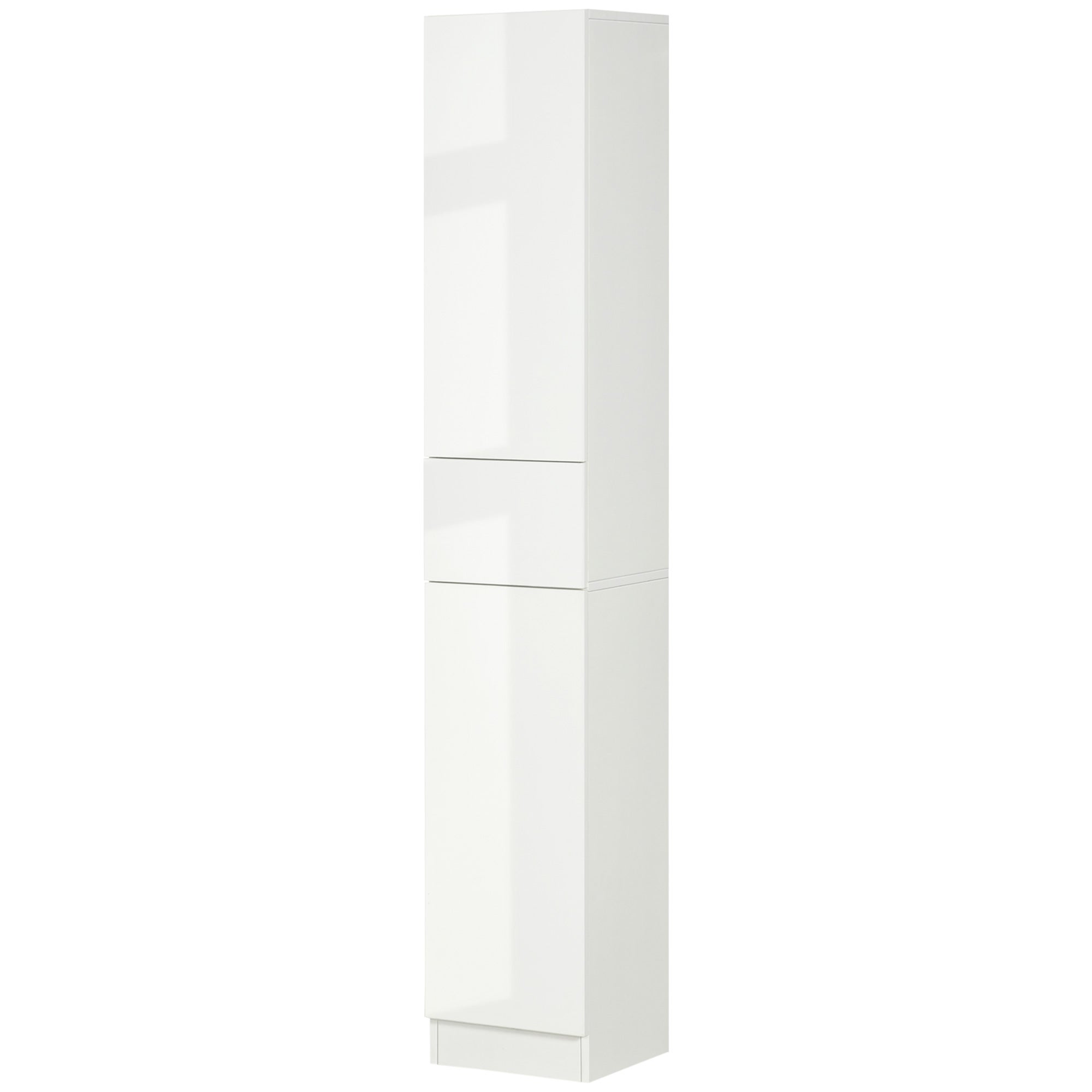 kleankin Mobile Sottolavandino e Sotto Lavabo Bagno in Legno Bianco