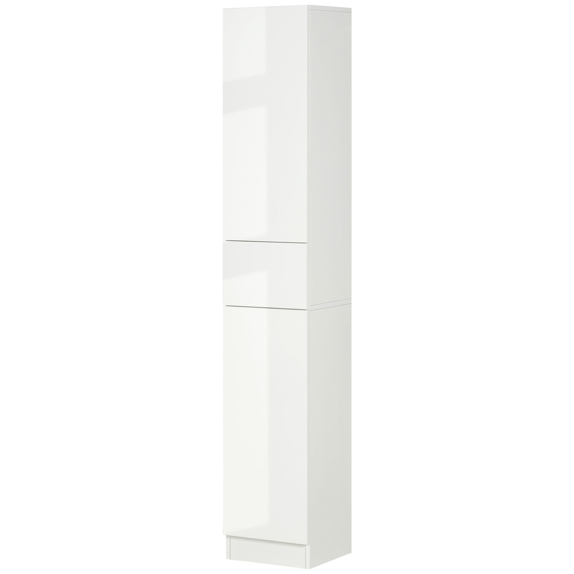kleankin Mobile Sottolavandino e Sotto Lavabo Bagno in Legno Bianco kleankin Mobile Sottolavandino e Sotto Lavabo Bagno in Legno Bianco