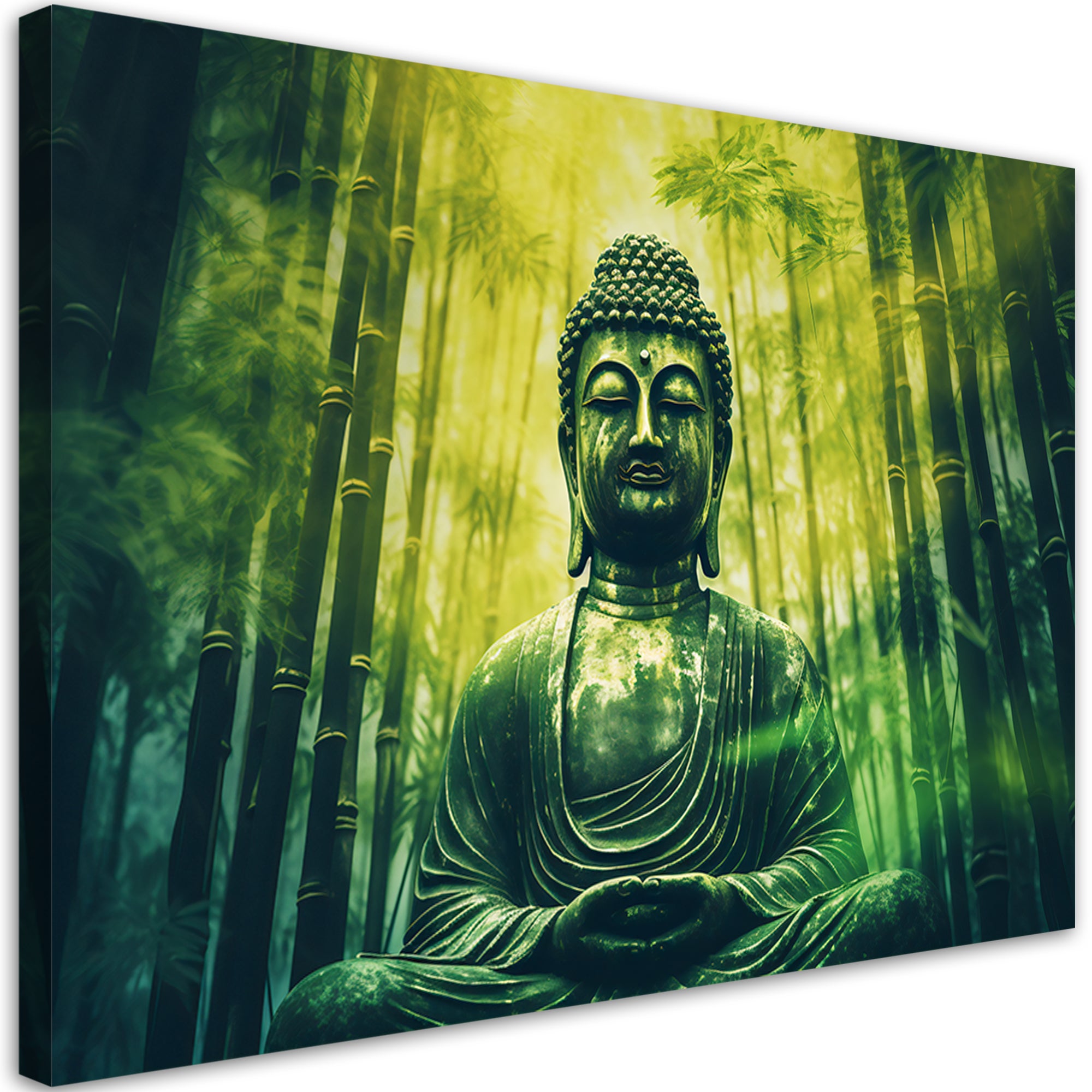 Obraz, Budda i bambusy zen 100x70