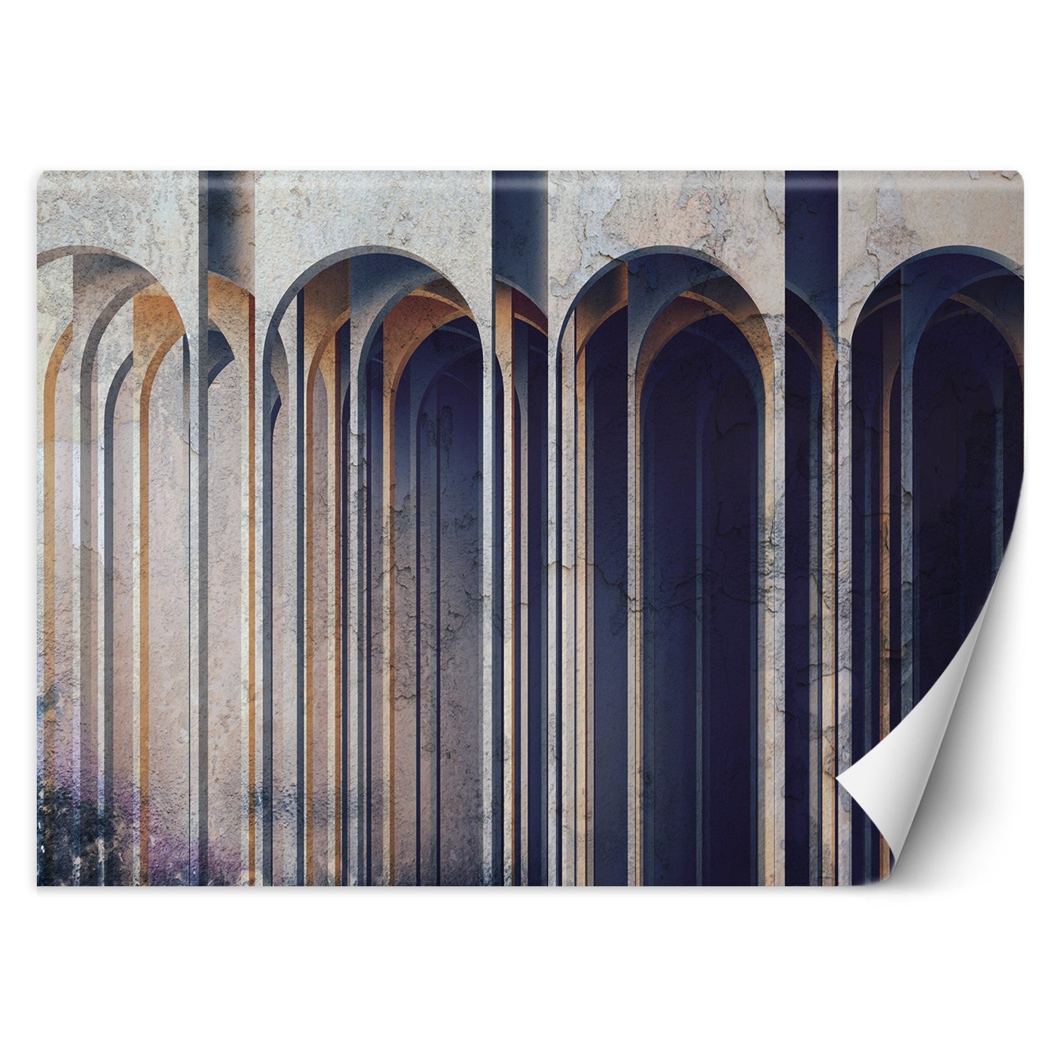 Fototapeta, Kolumny 3D abstrakcja 100x70