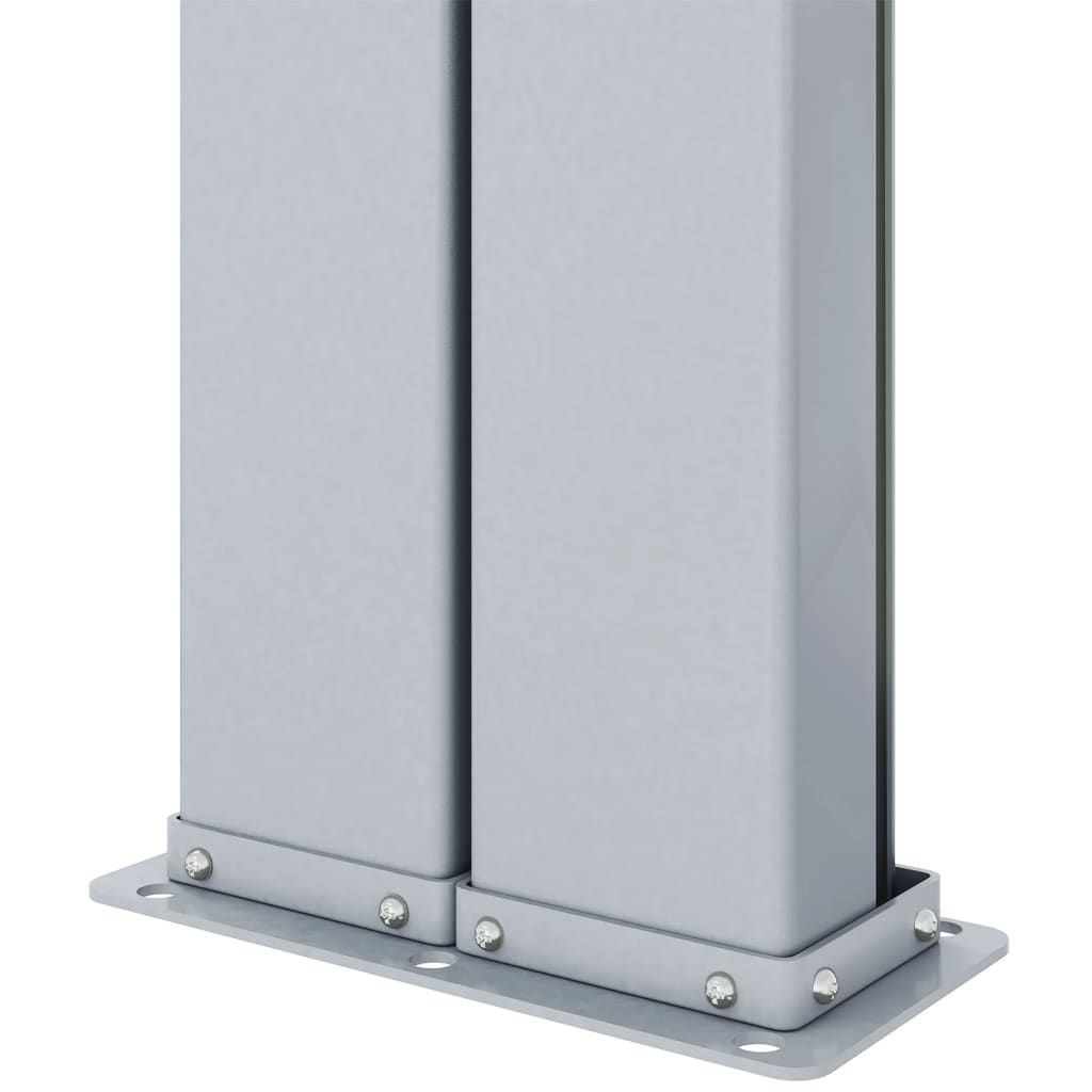 Maison Exclusive - Tenda da Sole Laterale Retrattile Nera 180x1000 cm - 6