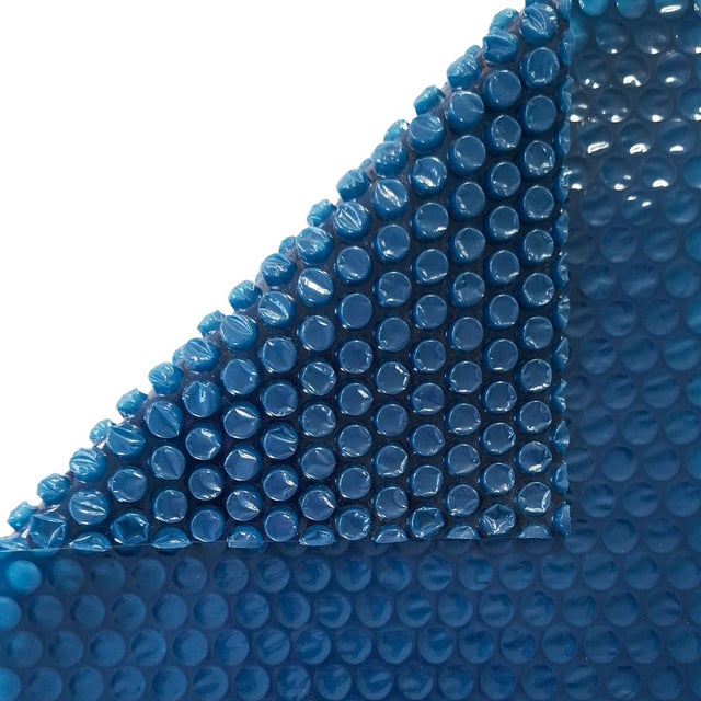 Bâche à Bulles Piscine Eco-Responsable Ronde 348 cm - Compatible Piscine Intex Diamètre 366 cm - ECOFILM Bleu Nuit 180 microns - Fabrication Française
