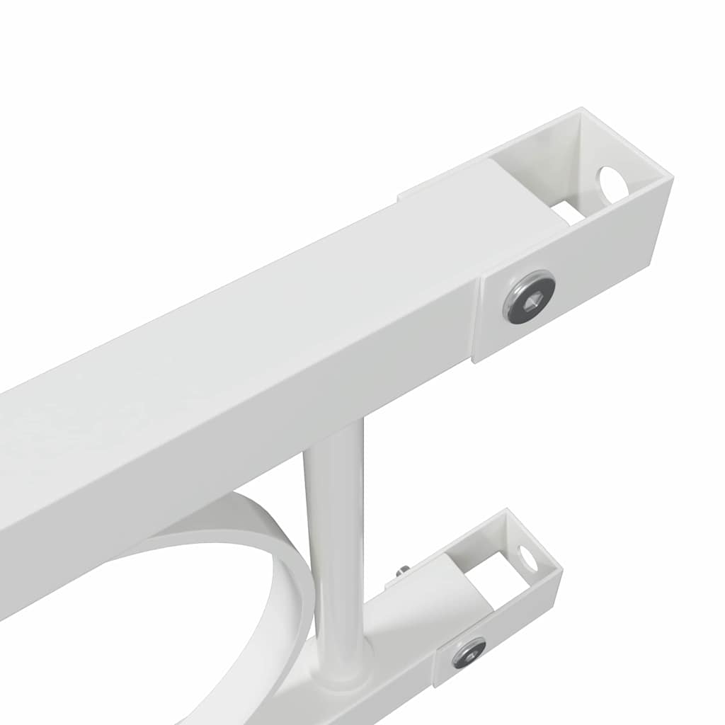 Elemento Recinzione ASSEN Bianco 170 x 100 cm Acciaio vidaXL - 7