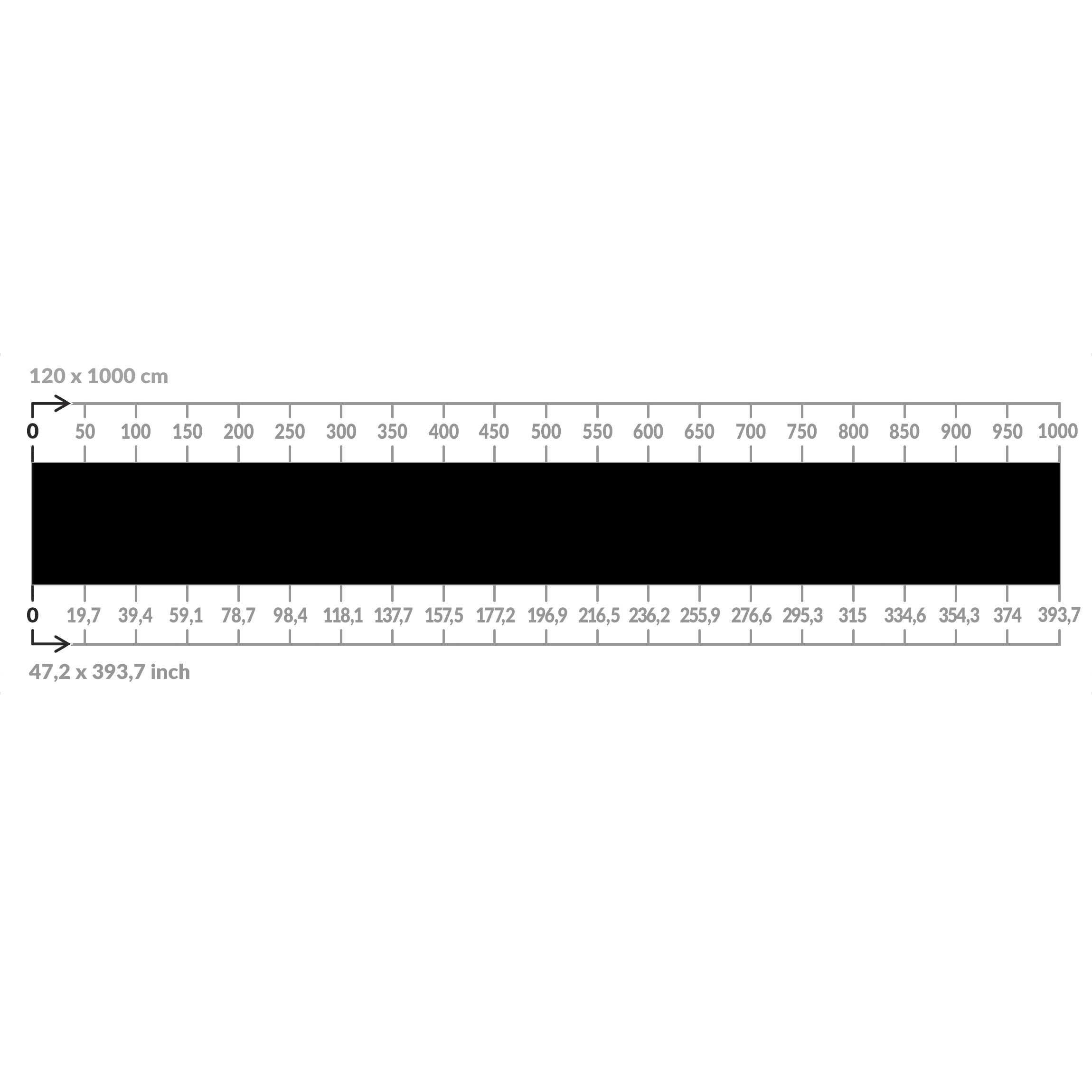 Brise vue brise vent balcon appartement jardin noir H.1,2 x L.6,5 M avec attaches résistant aux intempéries 270 g/m² mesh 1256 - 6