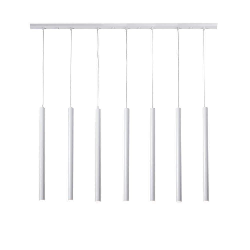 Lampa wisząca Yabu biała 7xGU10x4W wym: 200 x 140 x 4 cm metal Shilo