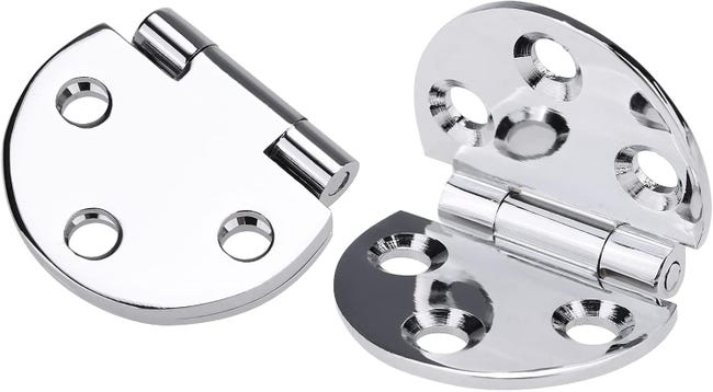 Bisagras Plegables De Acero Inoxidable – 26 Unidades + Tornillos – Para Muebles, Puertas Y Ventanas