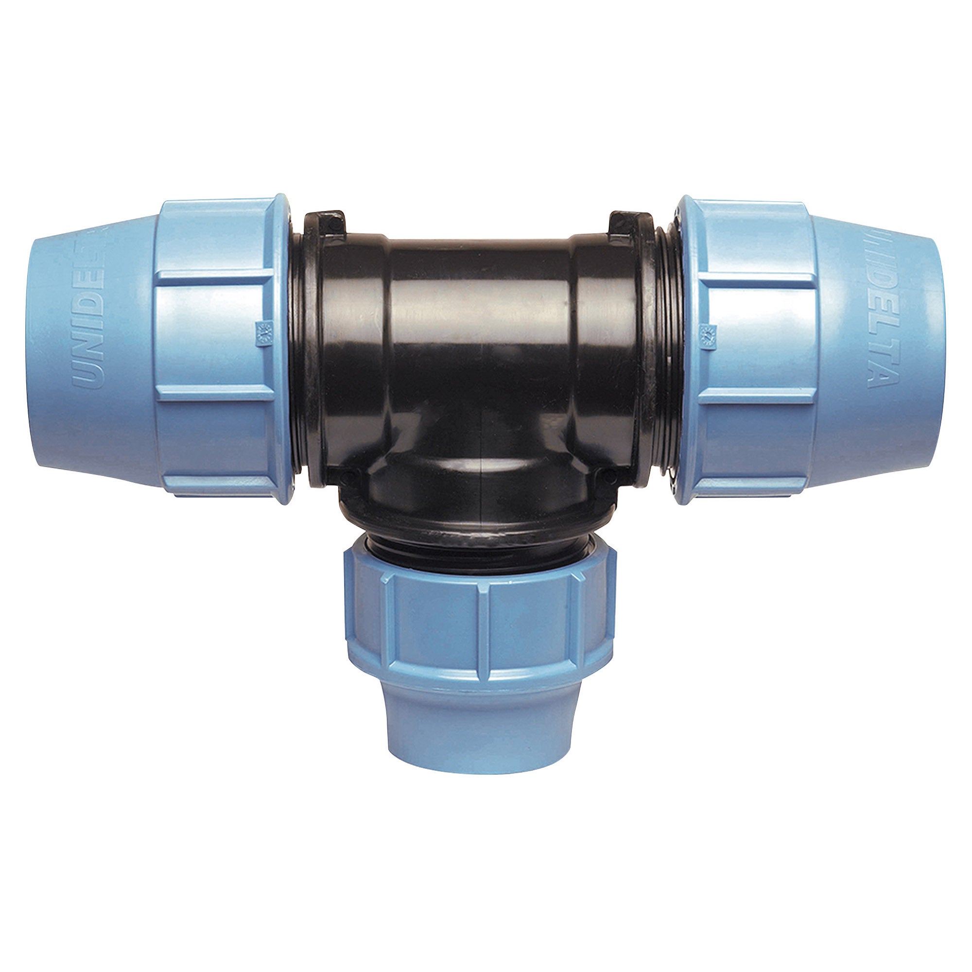 Réducteur De Tuyau Plastique 25mm à 16mm - Longueur 75mm - Avec Ardillons - Noir Résistant