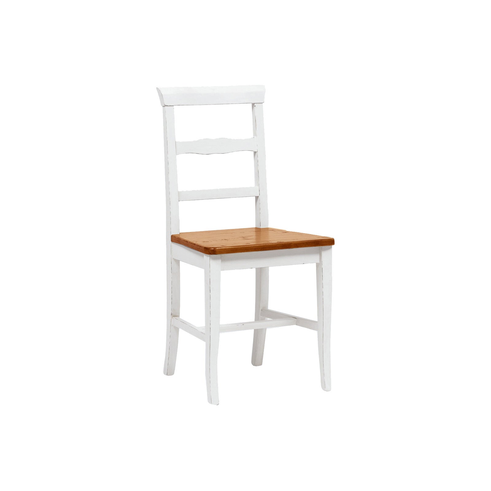 BISCOTTINI Chaise de Cuisine en Bois de Hêtre - Chaise avec Finition Antique - Chaise 1 Place pour Salle à Manger et Salon - 45x43x92cm - 5